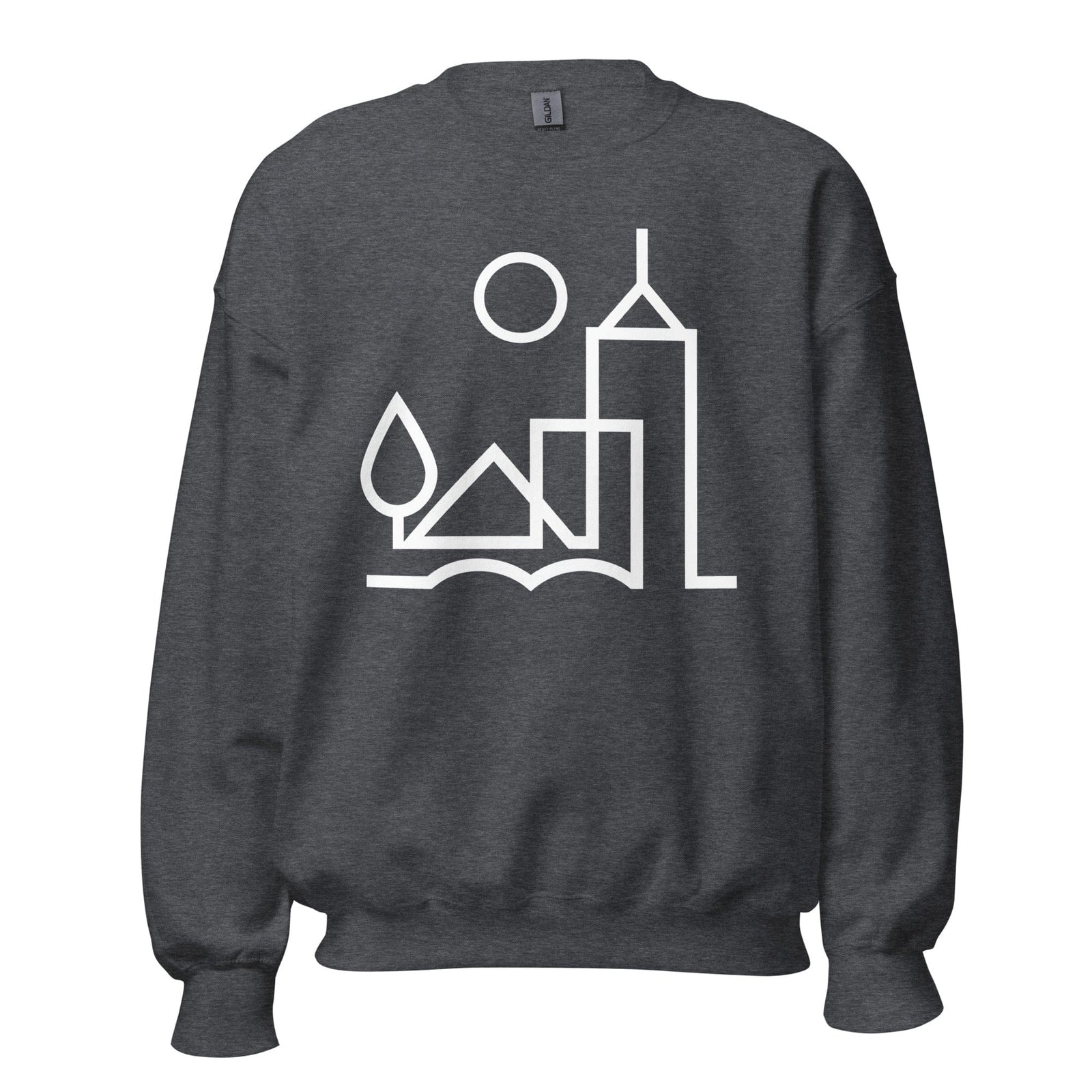 City Shirt Co Memphis Urban Dweller Sweatshirt Dark Heather / S Memphis Urban Dweller Sweatshirt | 901 Quality Local Style | City Shirt Co