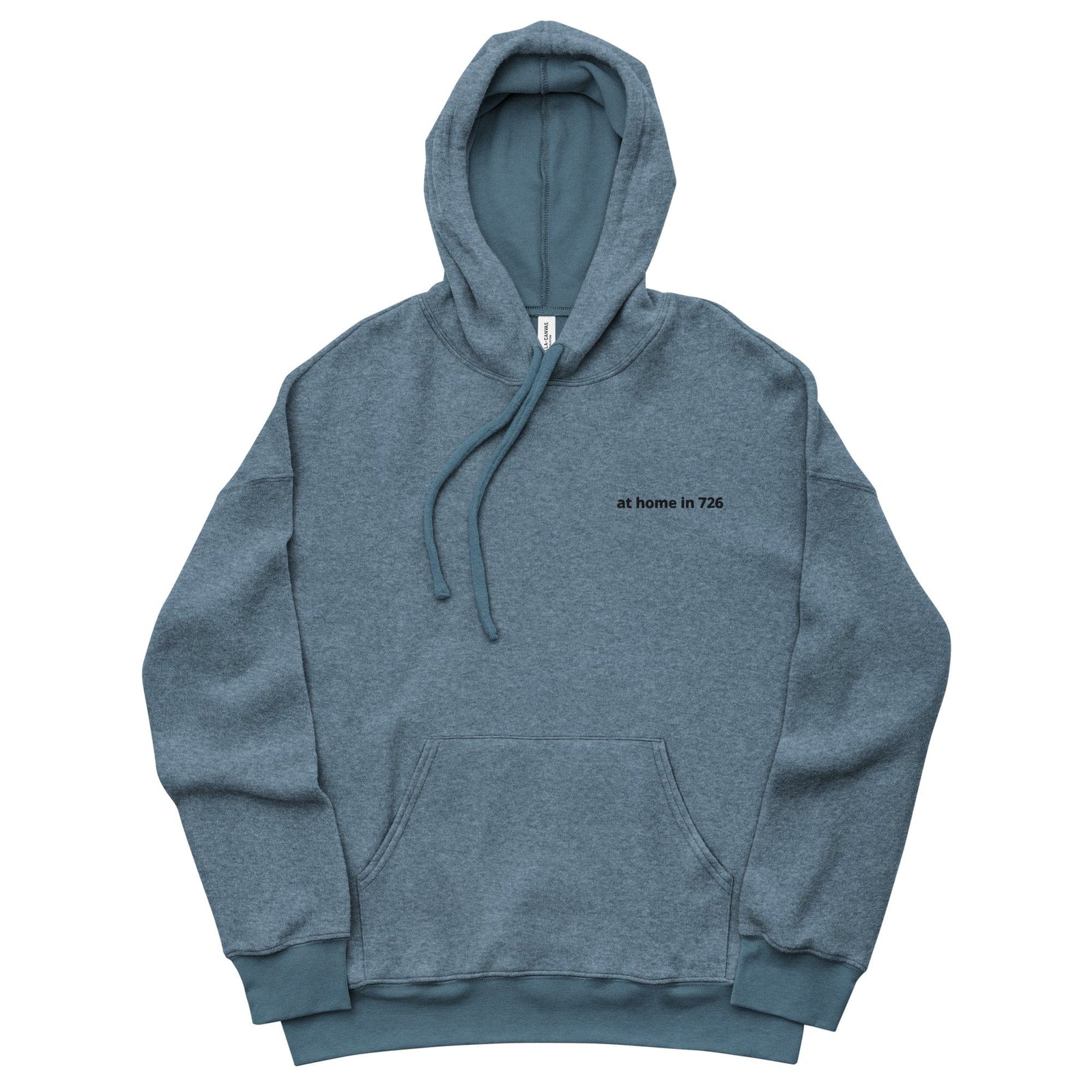 City Shirt Co at home in 726™ sueded hoodie Heather Slate / S