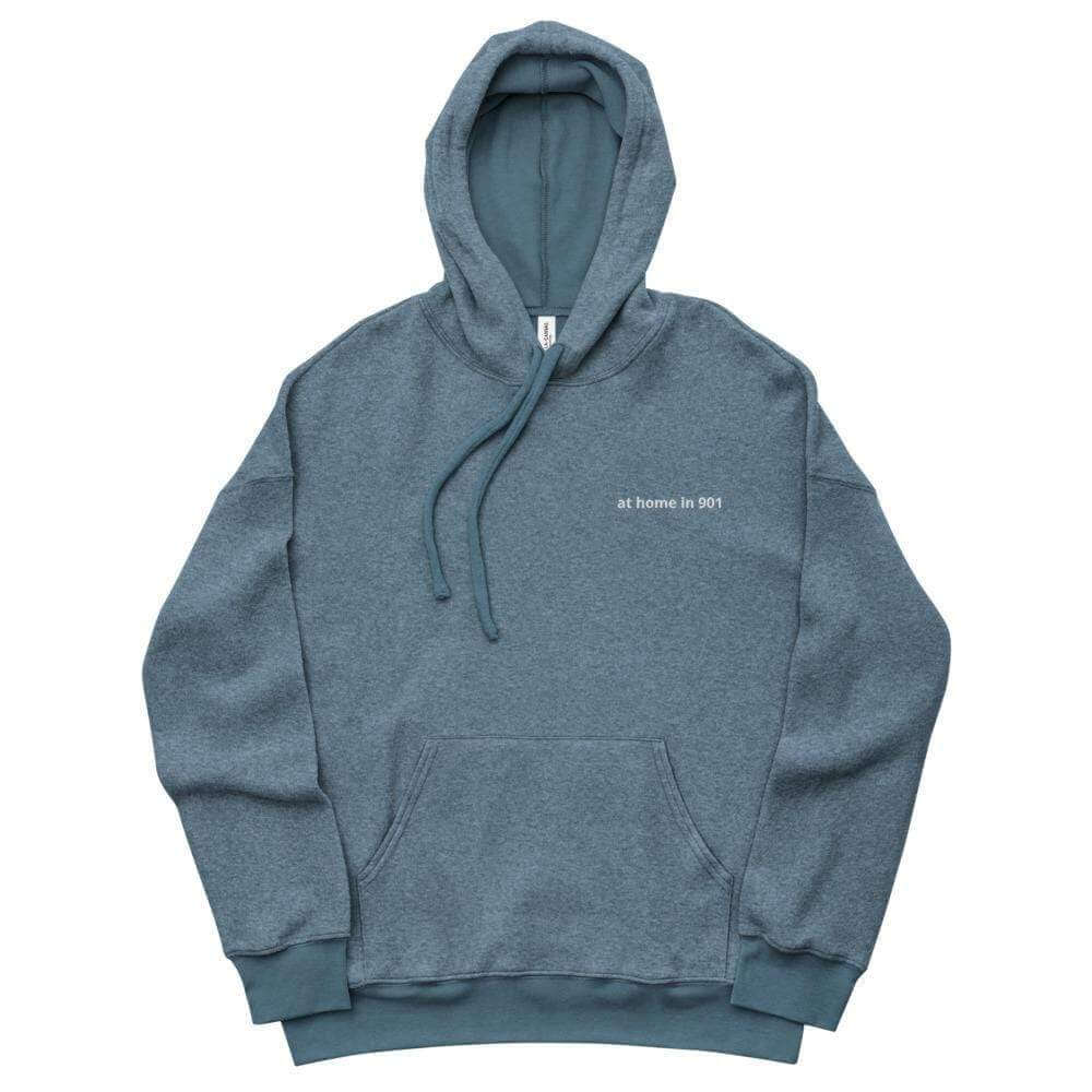 City Shirt Co at home in 901™ sueded hoodie Heather Slate / S