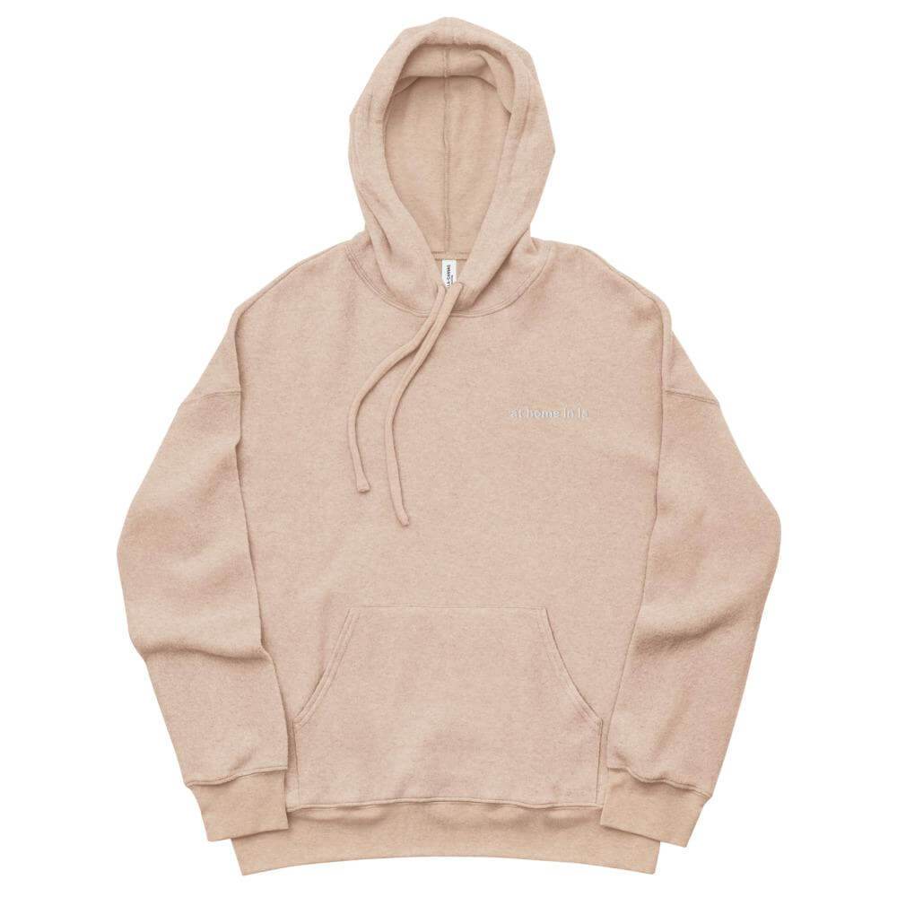 City Shirt Co at home in la™ sueded hoodie Heather Oat / S