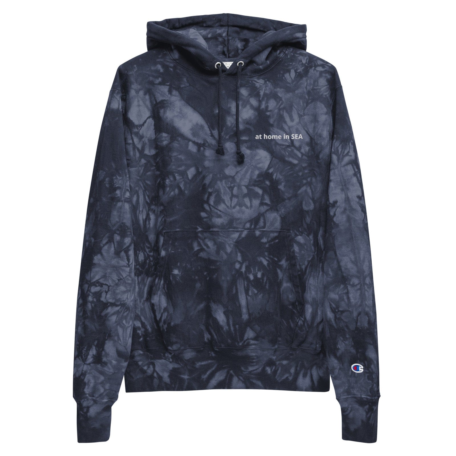 City Shirt Co at home in sea™ tie-dye Navy / S