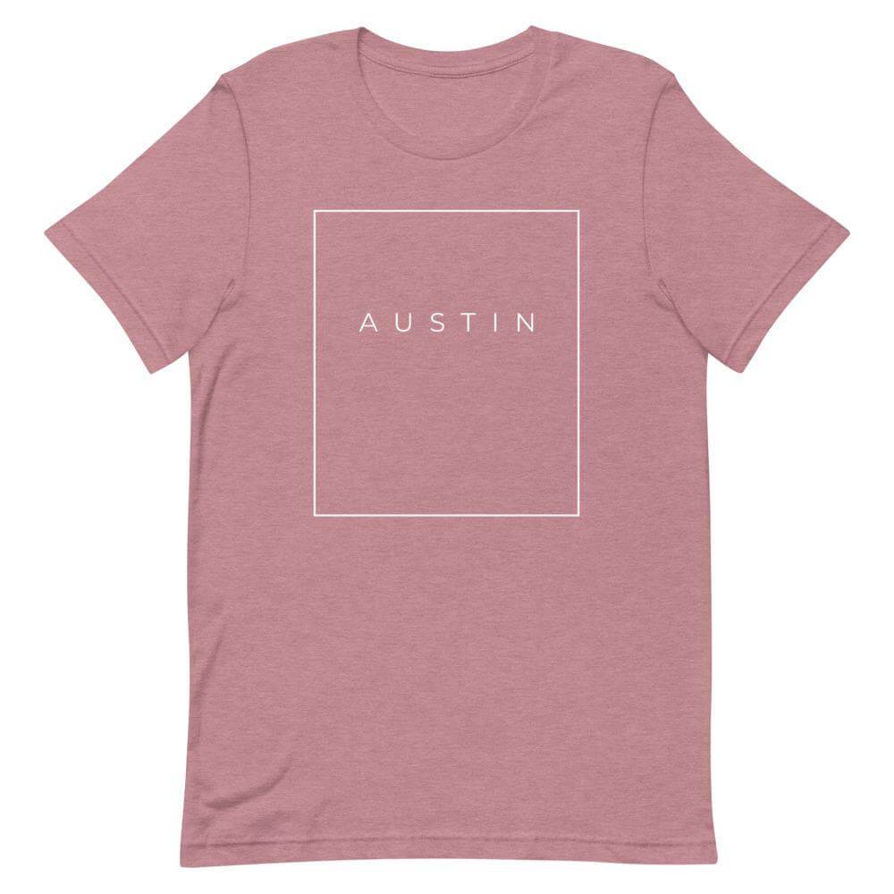 City Shirt Co Austin Essential T-Shirt Heather Orchid / M Austin Essential T-Shirt | Quality Local Style | City Shirt Co