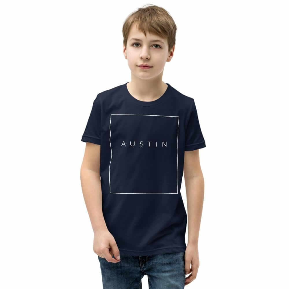City Shirt Co Austin Essential Youth T-Shirt Navy / S Austin Essential Youth T-Shirt | Quality Local Style | City Shirt Co