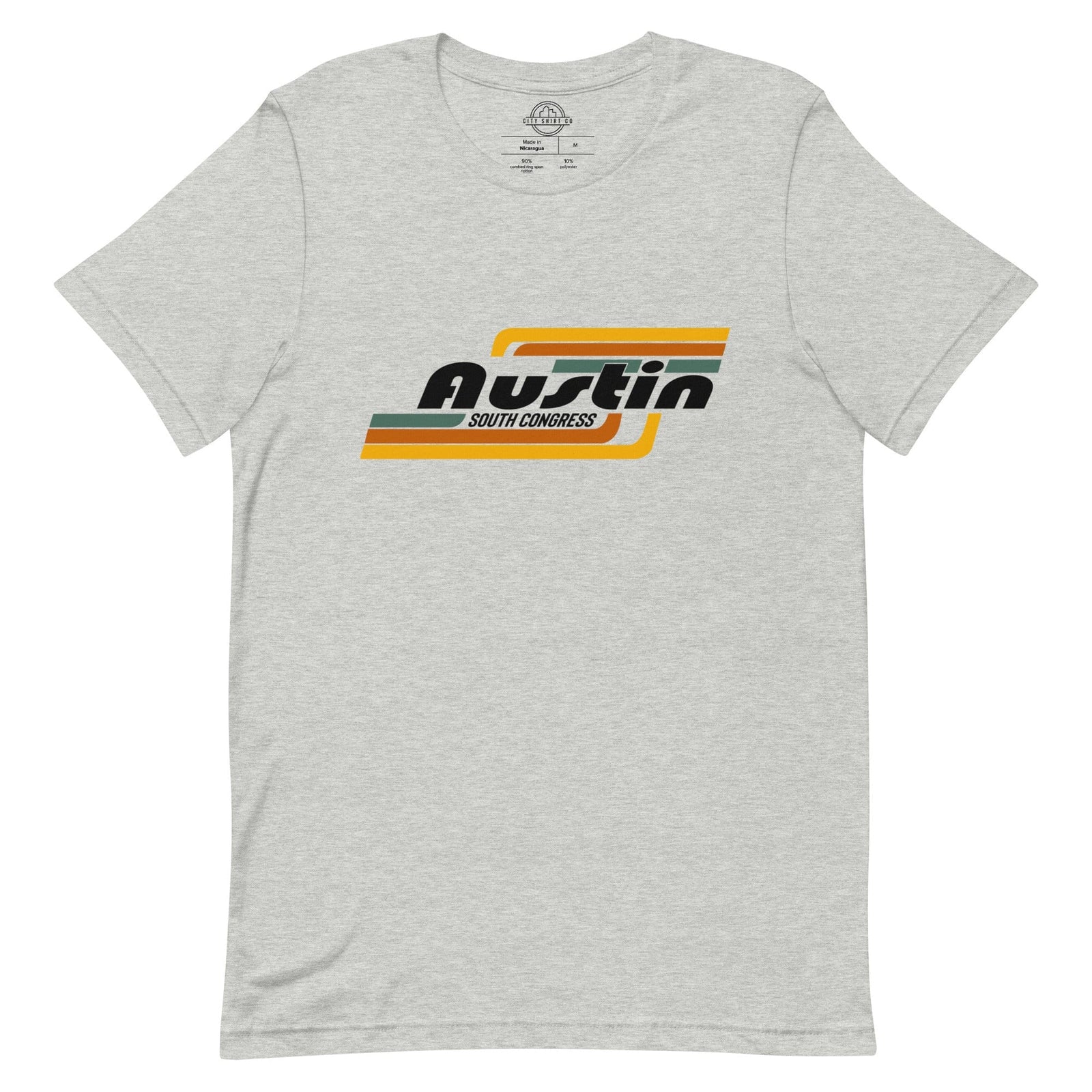 City Shirt Co Austin | South Congress Neighborhood T Shirt Athletic Heather / XS
