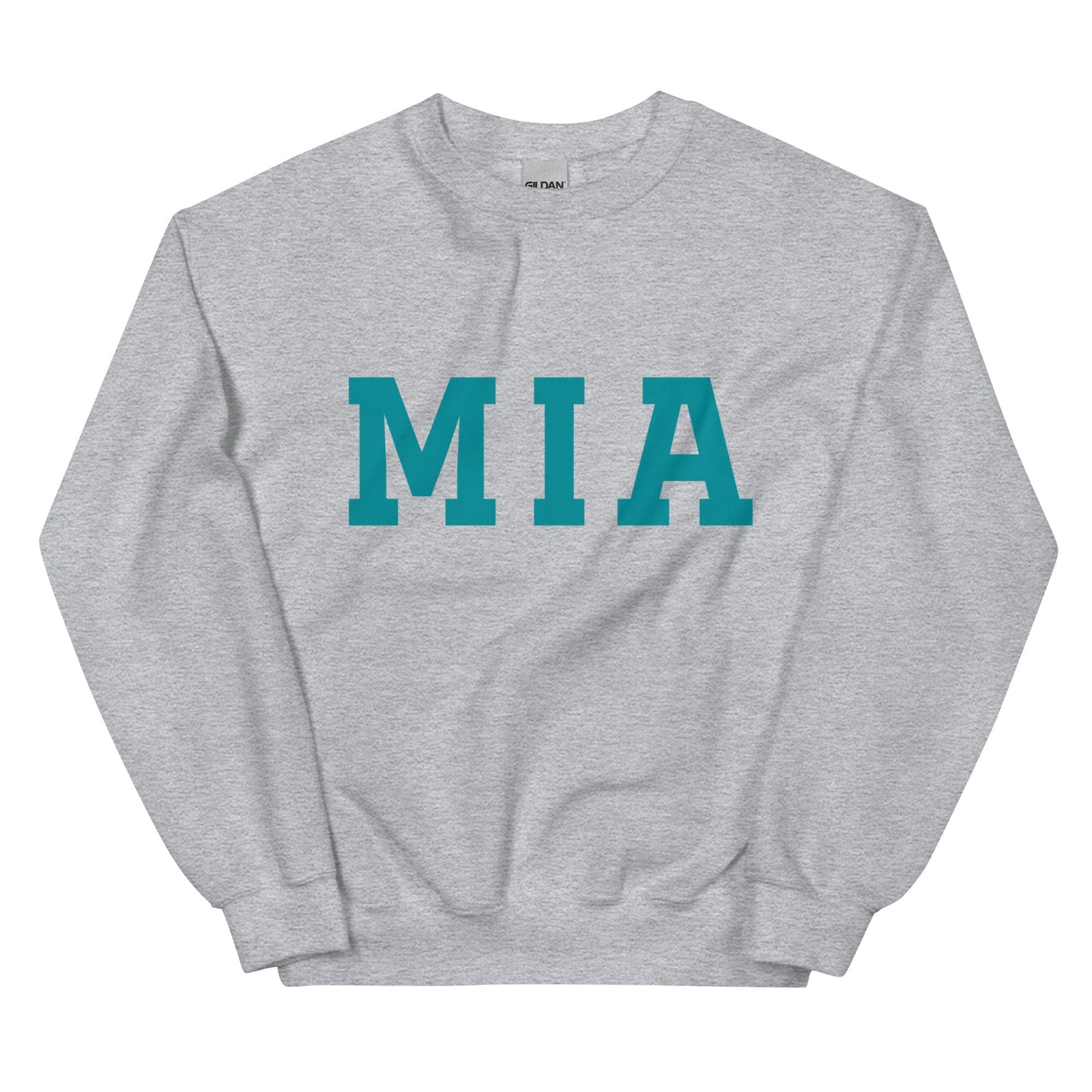 City Shirt Co Classic Miami Crewneck Sweatshirt Sport Grey / S
