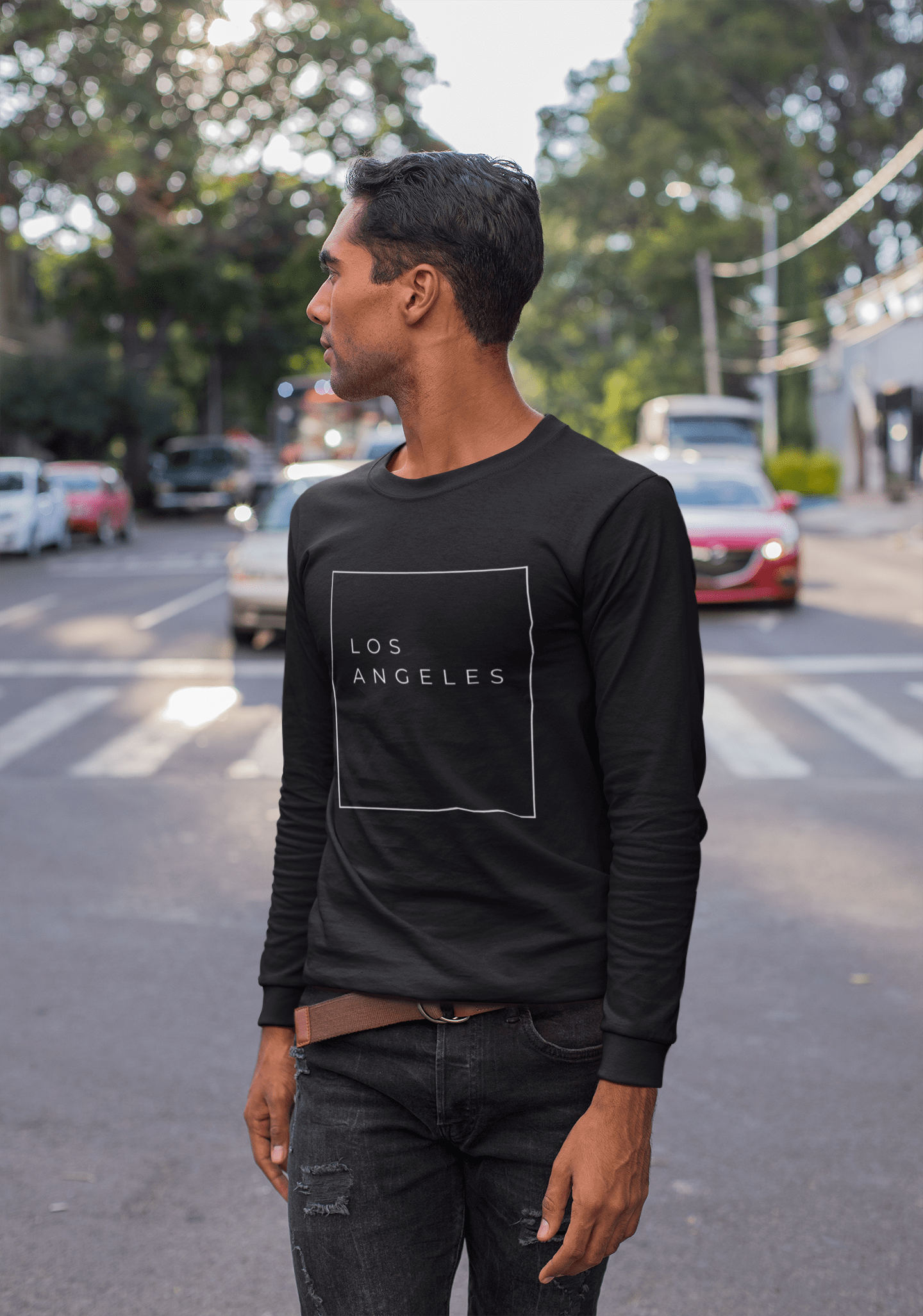 City Shirt Co LA Essential Long Sleeve T-Shirt