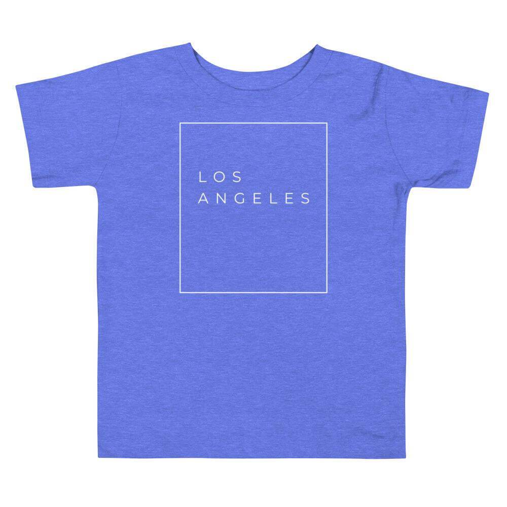 City Shirt Co LA Essential Toddler T-Shirt Heather Columbia Blue / 2T LA Toddler T-Shirt