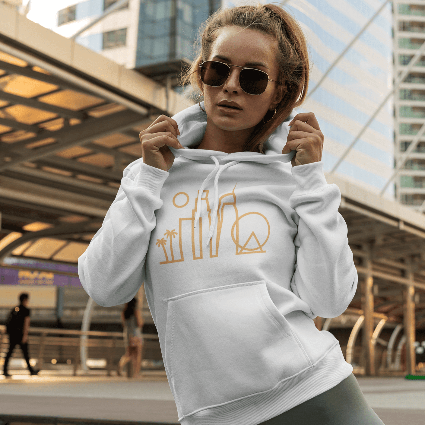 City Shirt Co Los Angeles Urban Dweller Hoodie