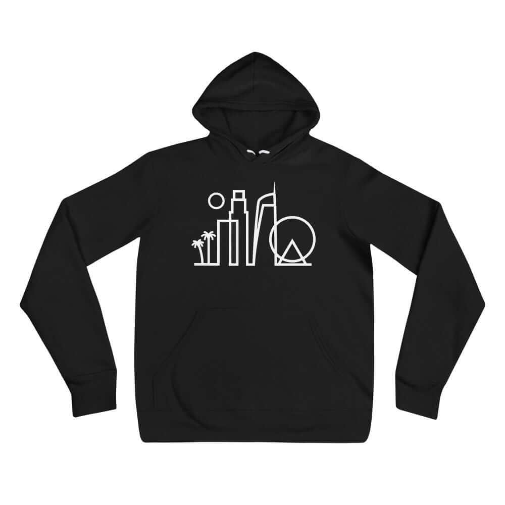 City Shirt Co Los Angeles Urban Dweller Hoodie Black / S