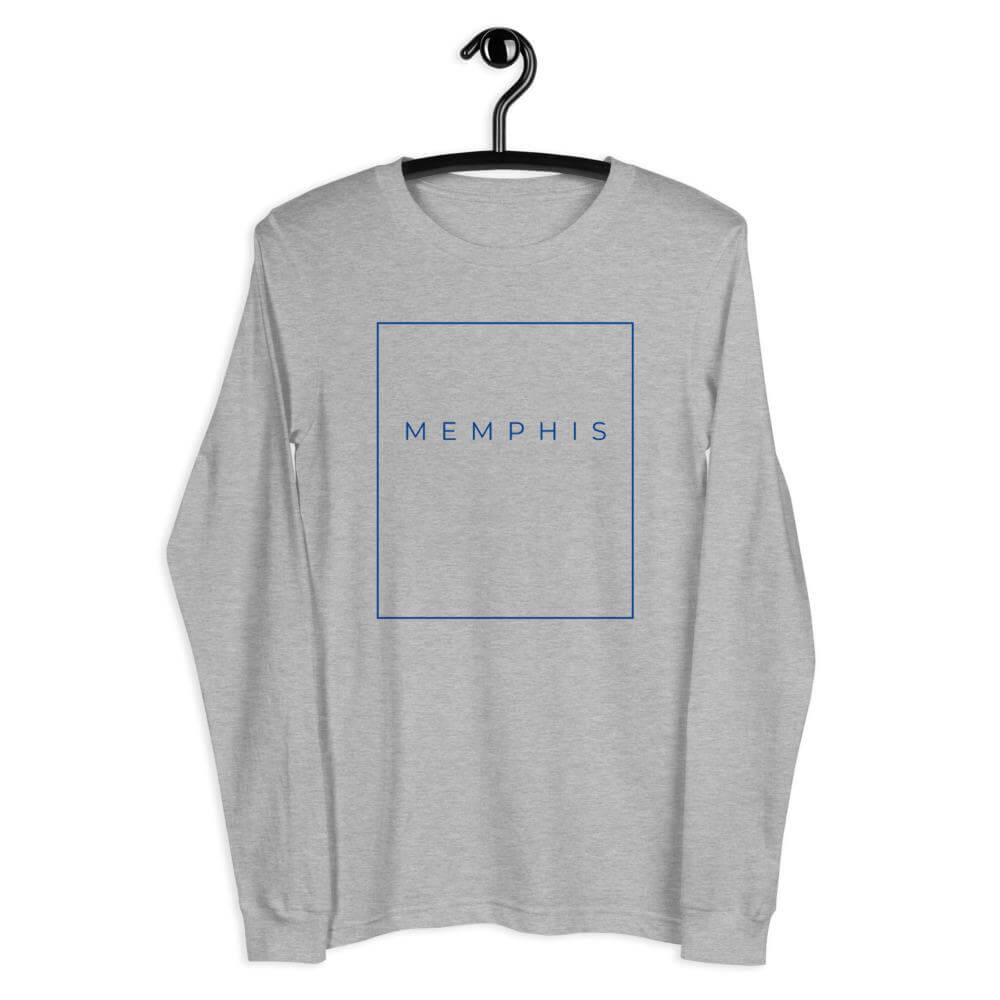 City Shirt Co Memphis Essential Long Sleeve T-Shirt Athletic Heather / XS Memphis Essential Long Sleeve T-Shirt | City Shirt Co