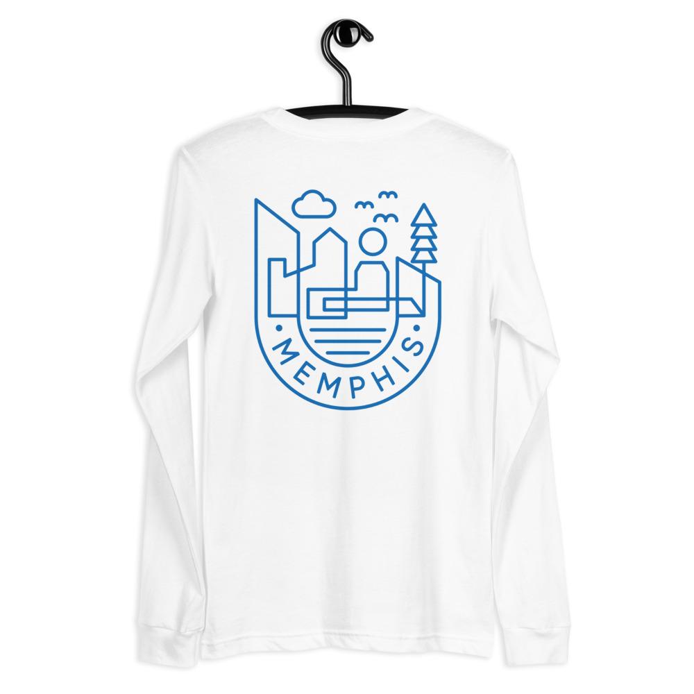 Memphis Medallion Long Sleeve T-Shirt - Long Sleeve T-Shirt - City Shirt Co