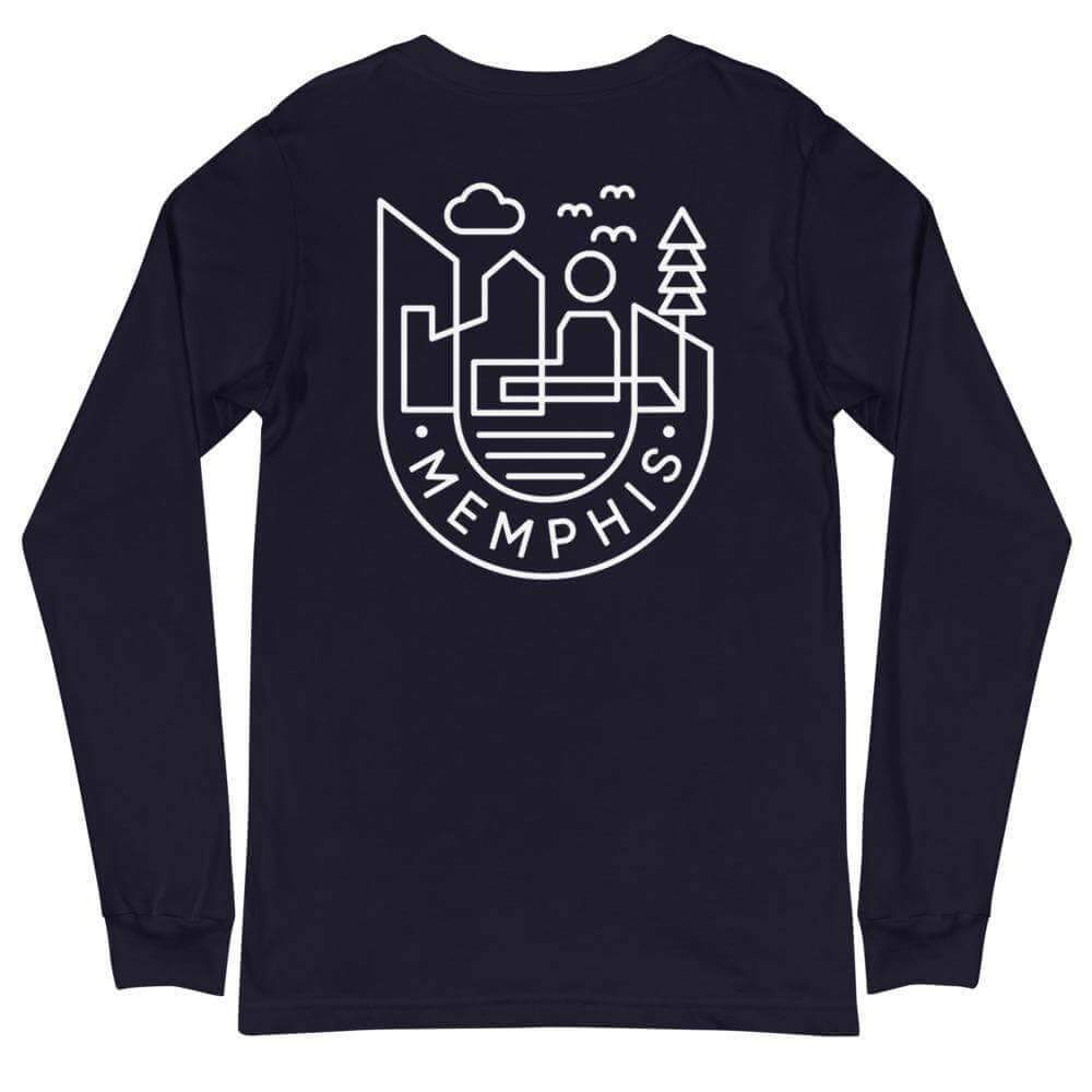 City Shirt Co Memphis Medallion Long Sleeve T-Shirt Memphis Medallion Long Sleeve T-Shirt | City Shirt Co