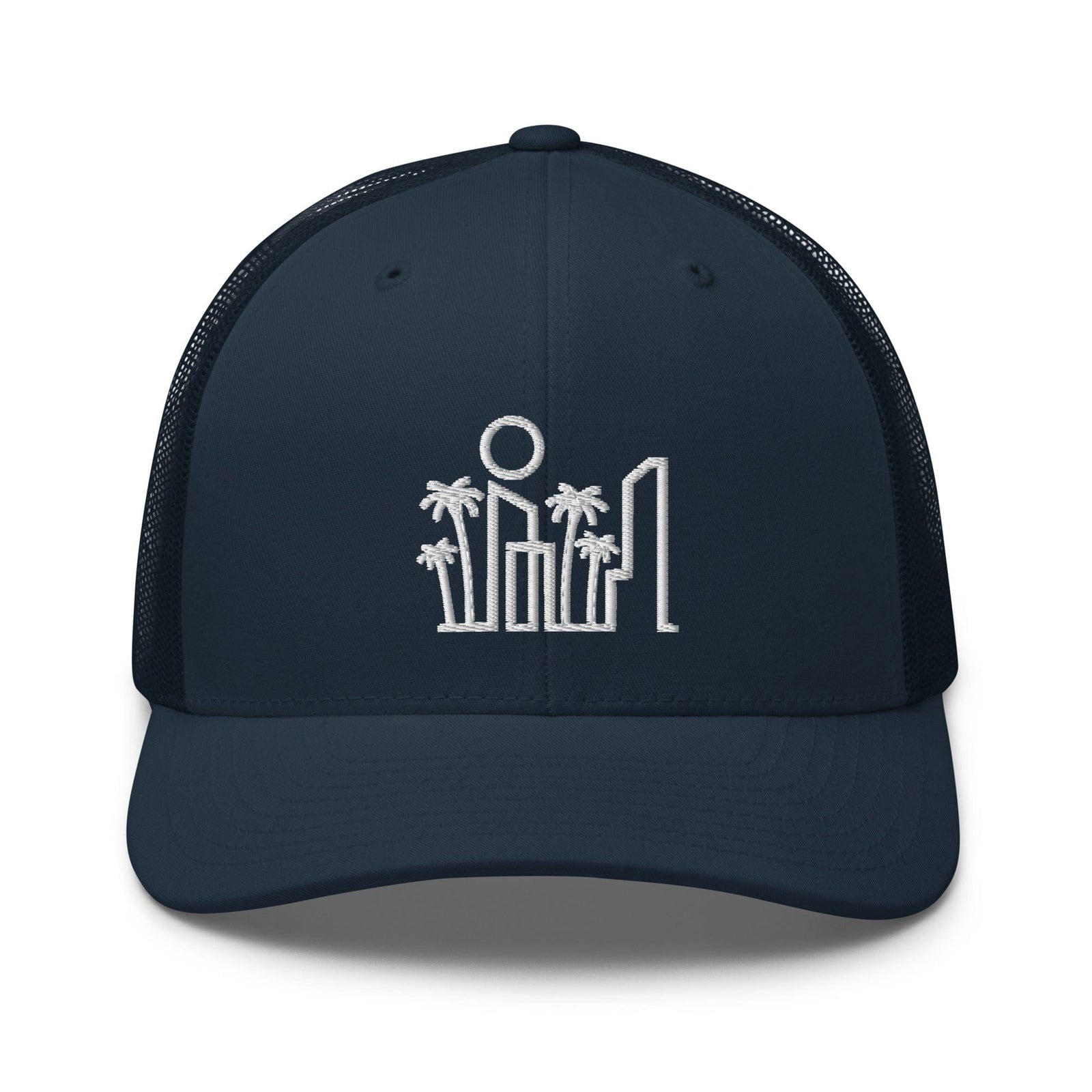 City Shirt Co Miami Urban Dweller Trucker Hat Navy