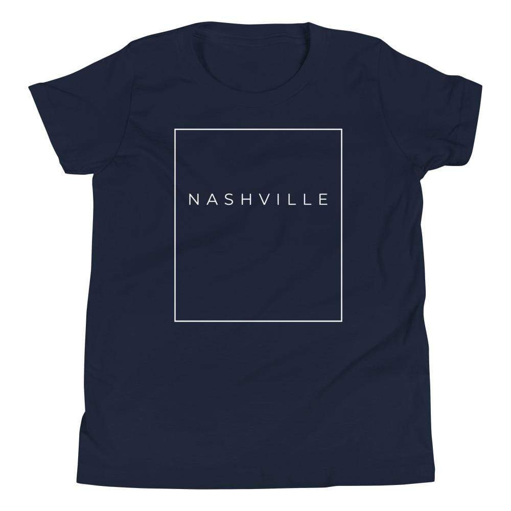 City Shirt Co Nashville Essential Youth T-Shirt Navy / S