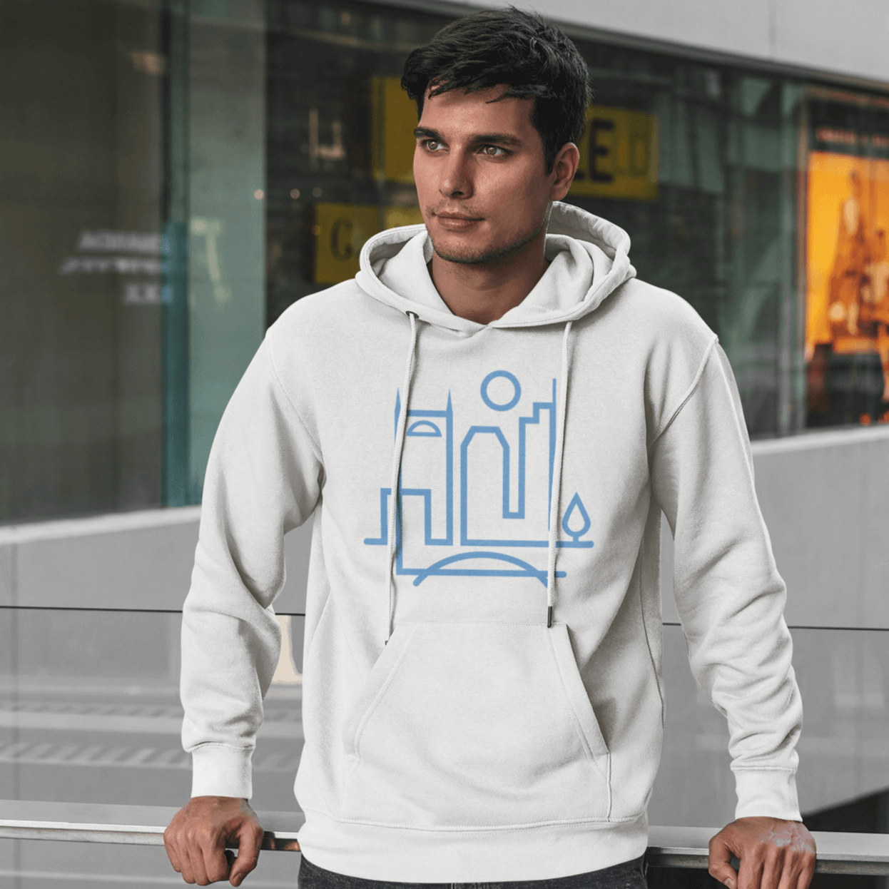 City Shirt Co Nashville Urban Dweller Hoodie Nashville Premium Quality Hoodie