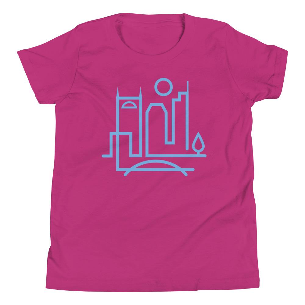 City Shirt Co Nashville Youth Urban Dweller T-Shirt Berry / S Nashville Youth T-Shirt