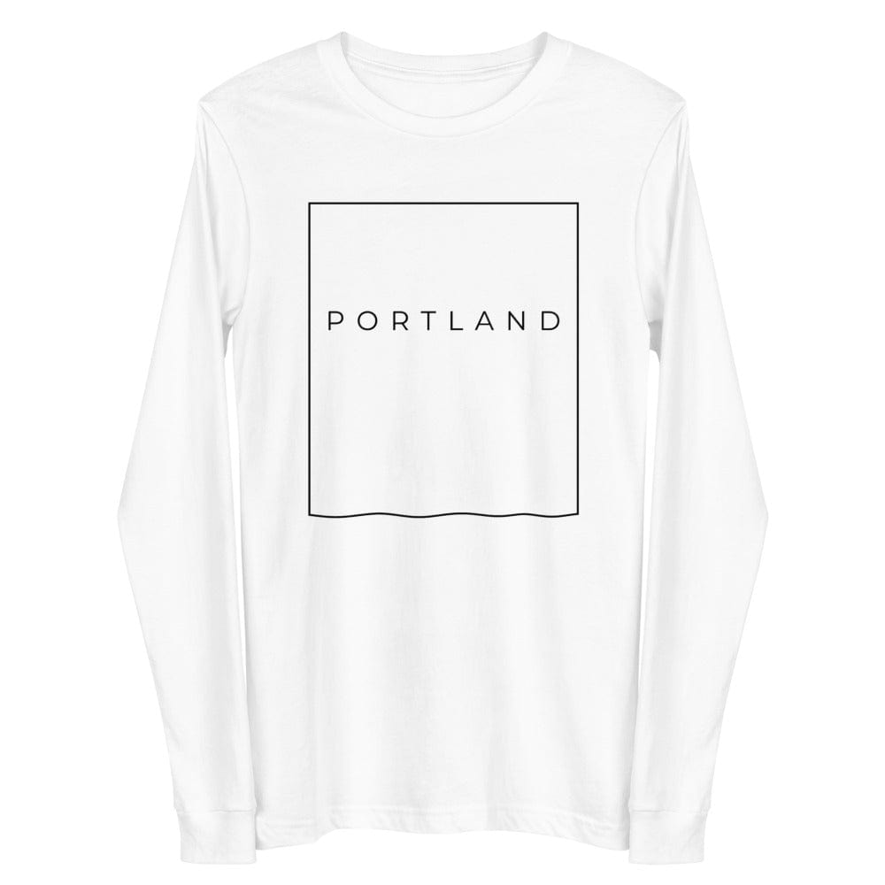 City Shirt Co Portland Essential Long Sleeve T-Shirt White / XS