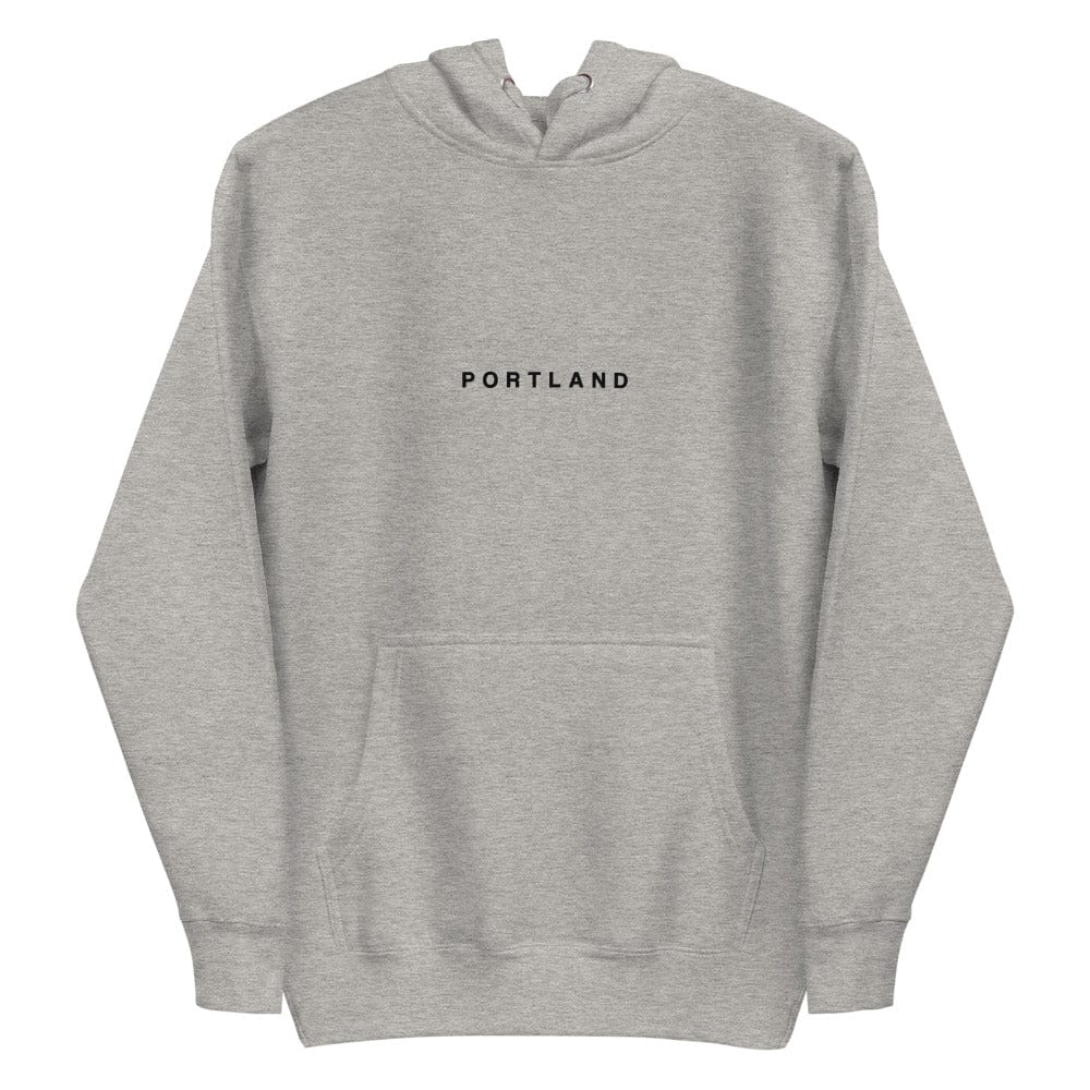City Shirt Co Portland Hoodie Carbon Grey / S