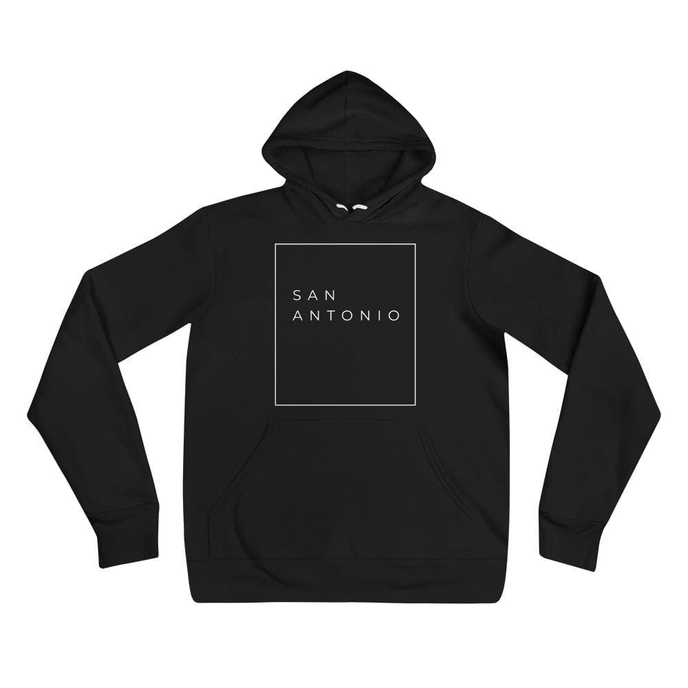 City Shirt Co San Antonio Essential Hoodie Black / S
