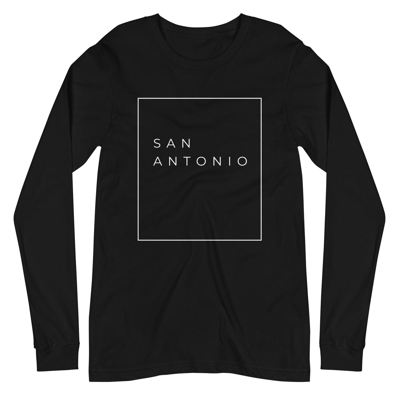 City Shirt Co San Antonio Essential Long Sleeve T-Shirt Black / XS