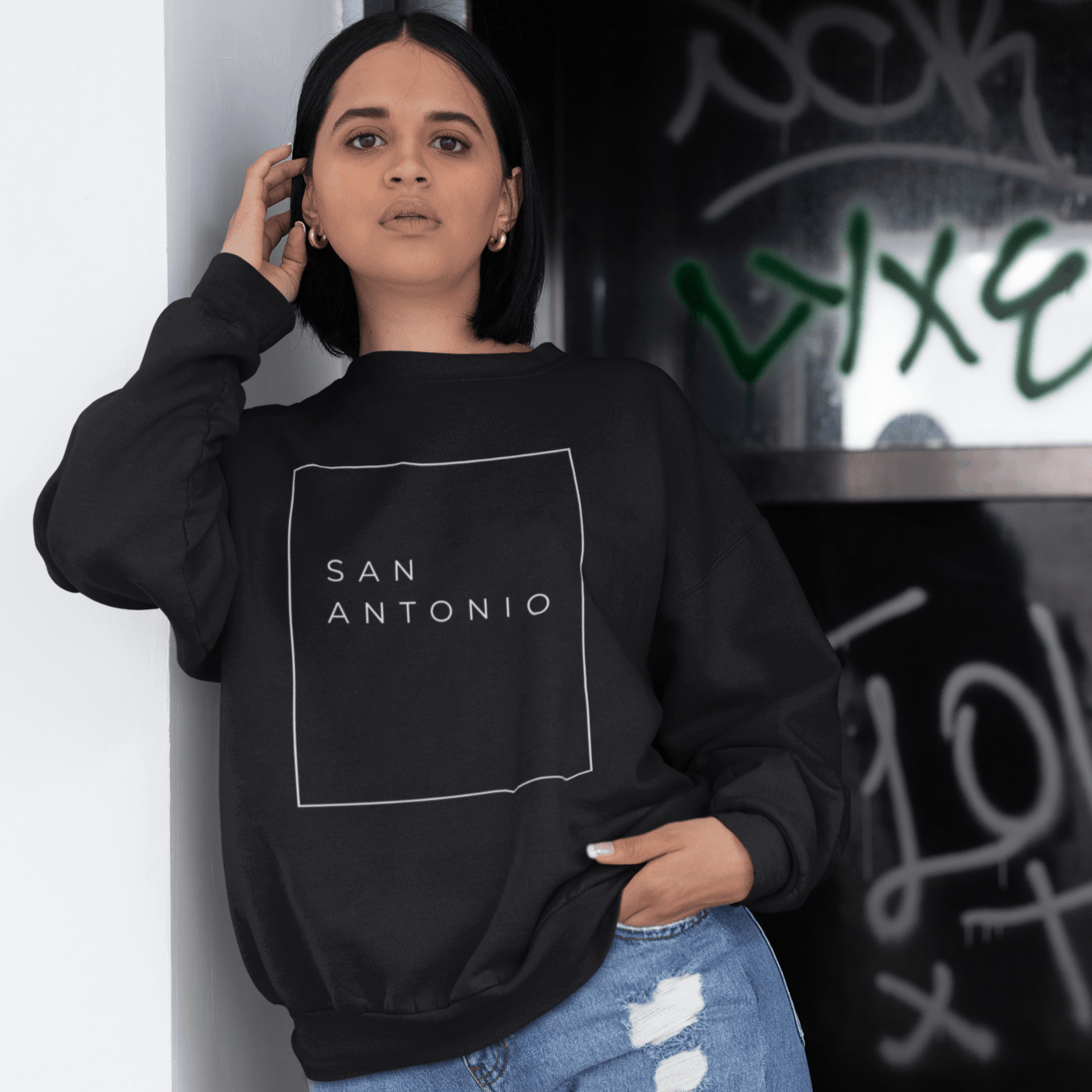 City Shirt Co San Antonio Essential Sweatshirt
