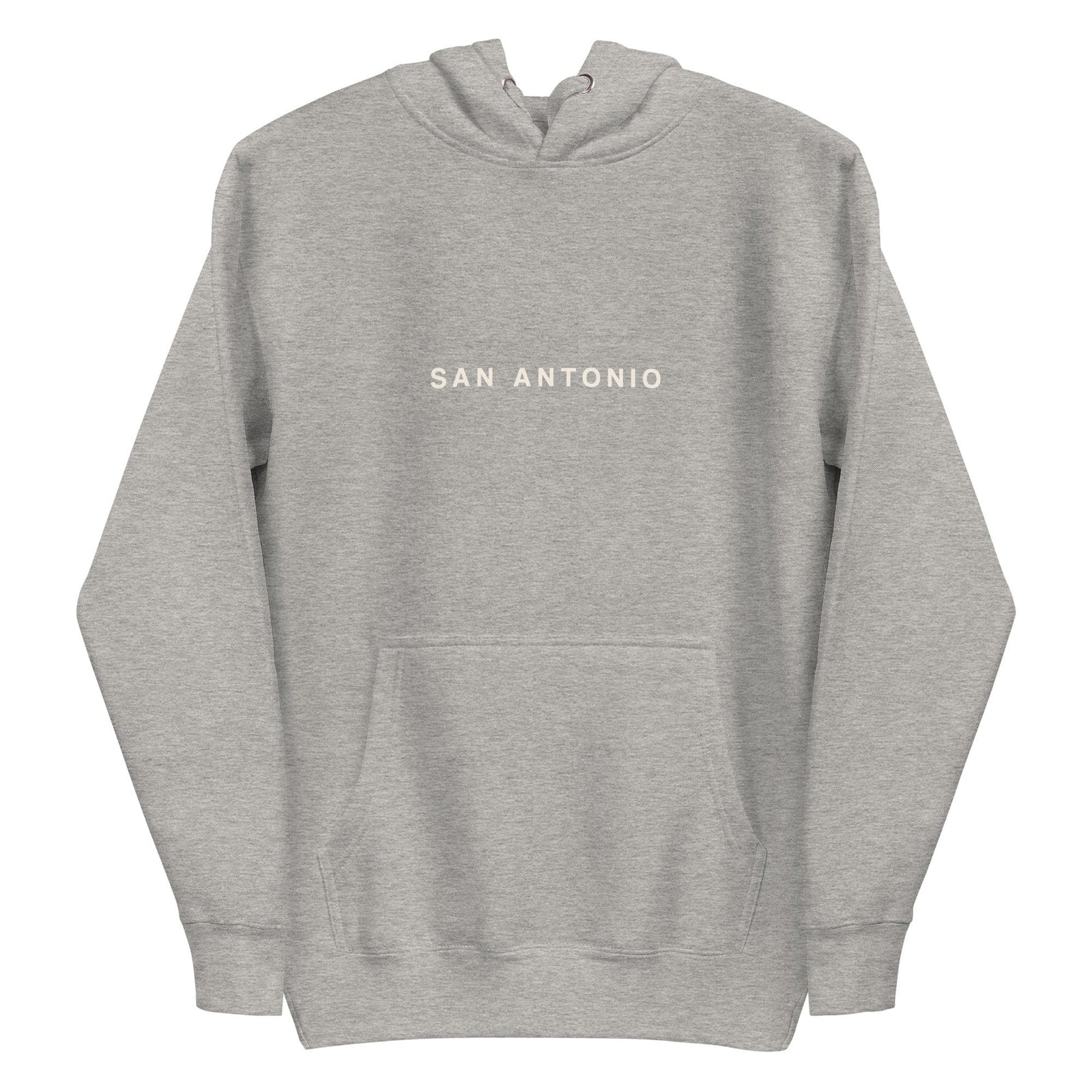City Shirt Co San Antonio Hoodie Carbon Grey / S