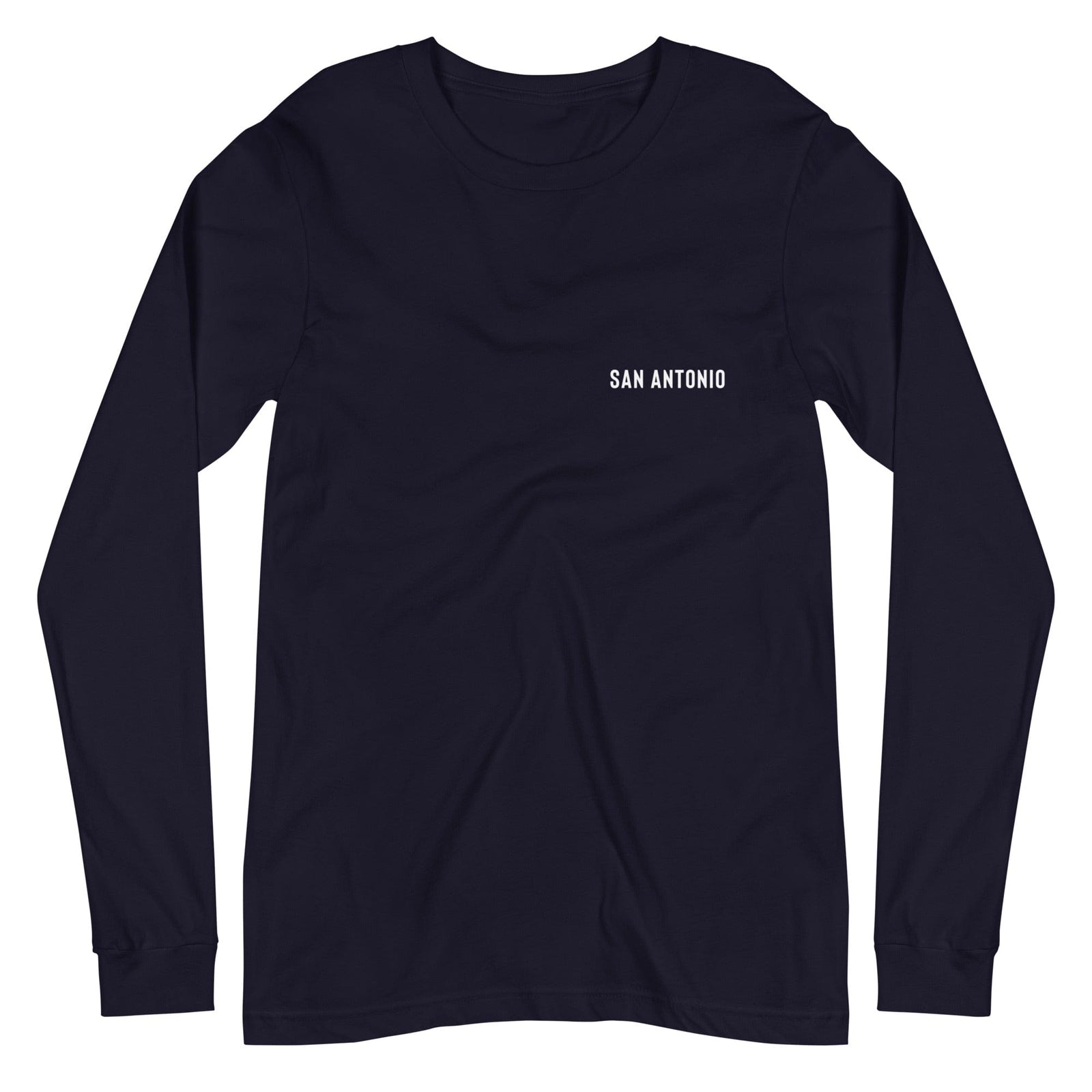 City Shirt Co San Antonio Urban Dweller Back Print Long Sleeve T-Shirt Navy / XS