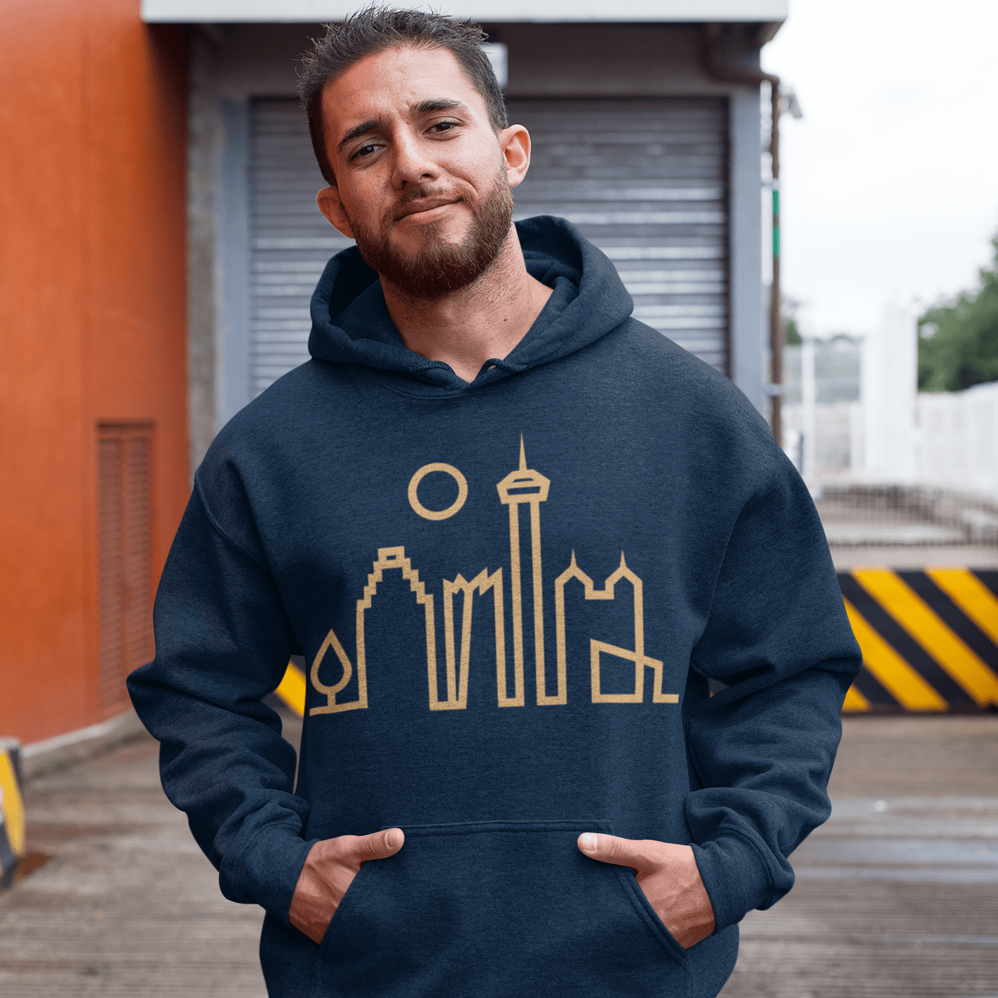 City Shirt Co San Antonio Urban Dweller Hoodie