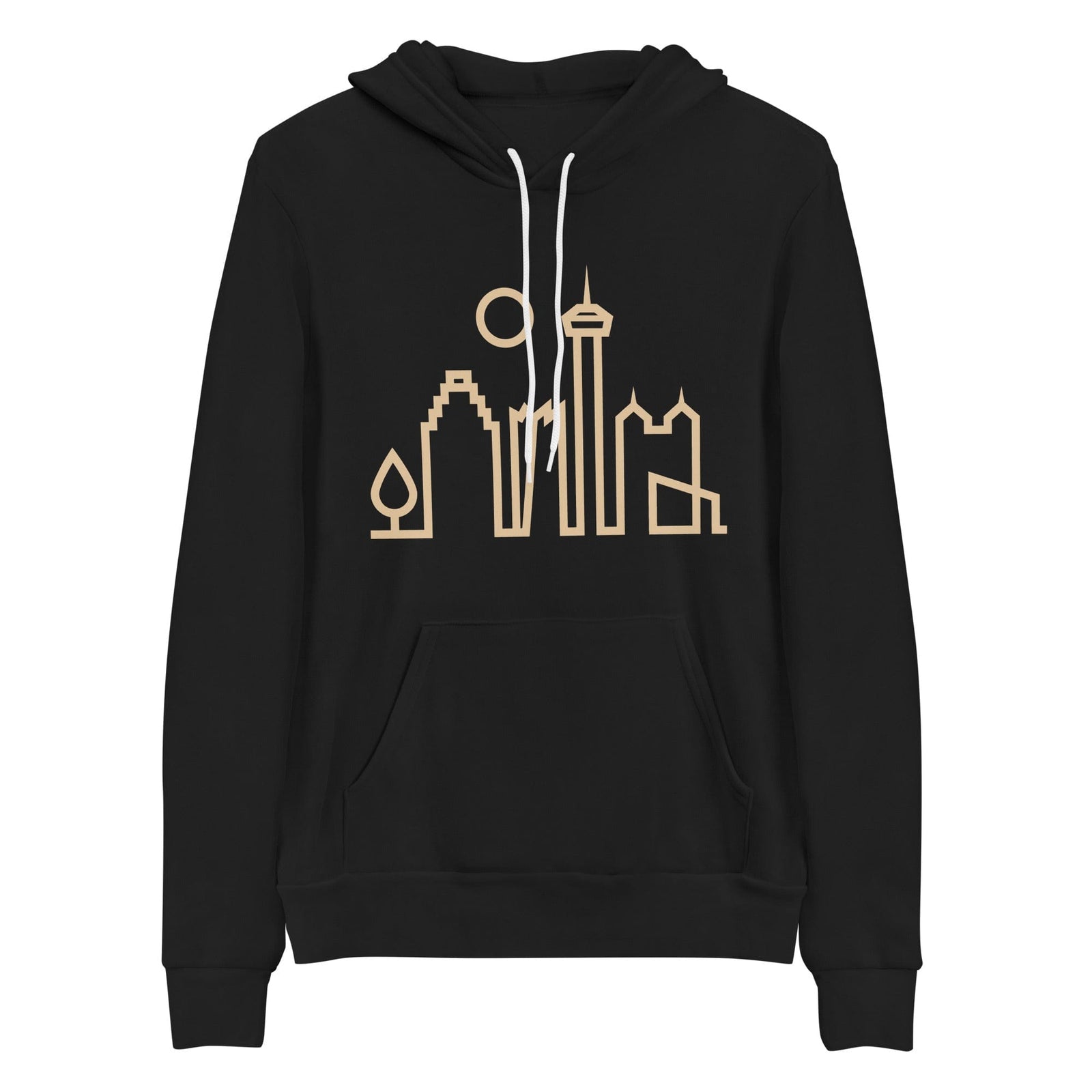 City Shirt Co San Antonio Urban Dweller Hoodie Black / S