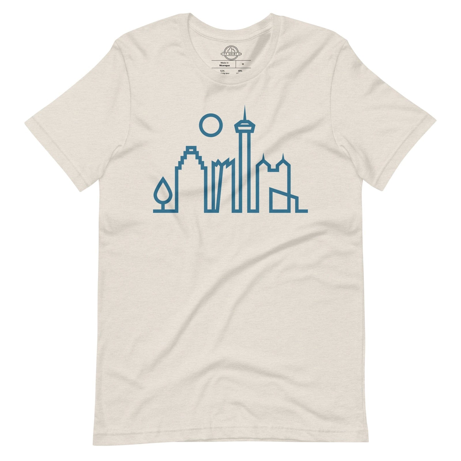 City Shirt Co San Antonio Urban Dweller T-Shirt Heather Dust / S