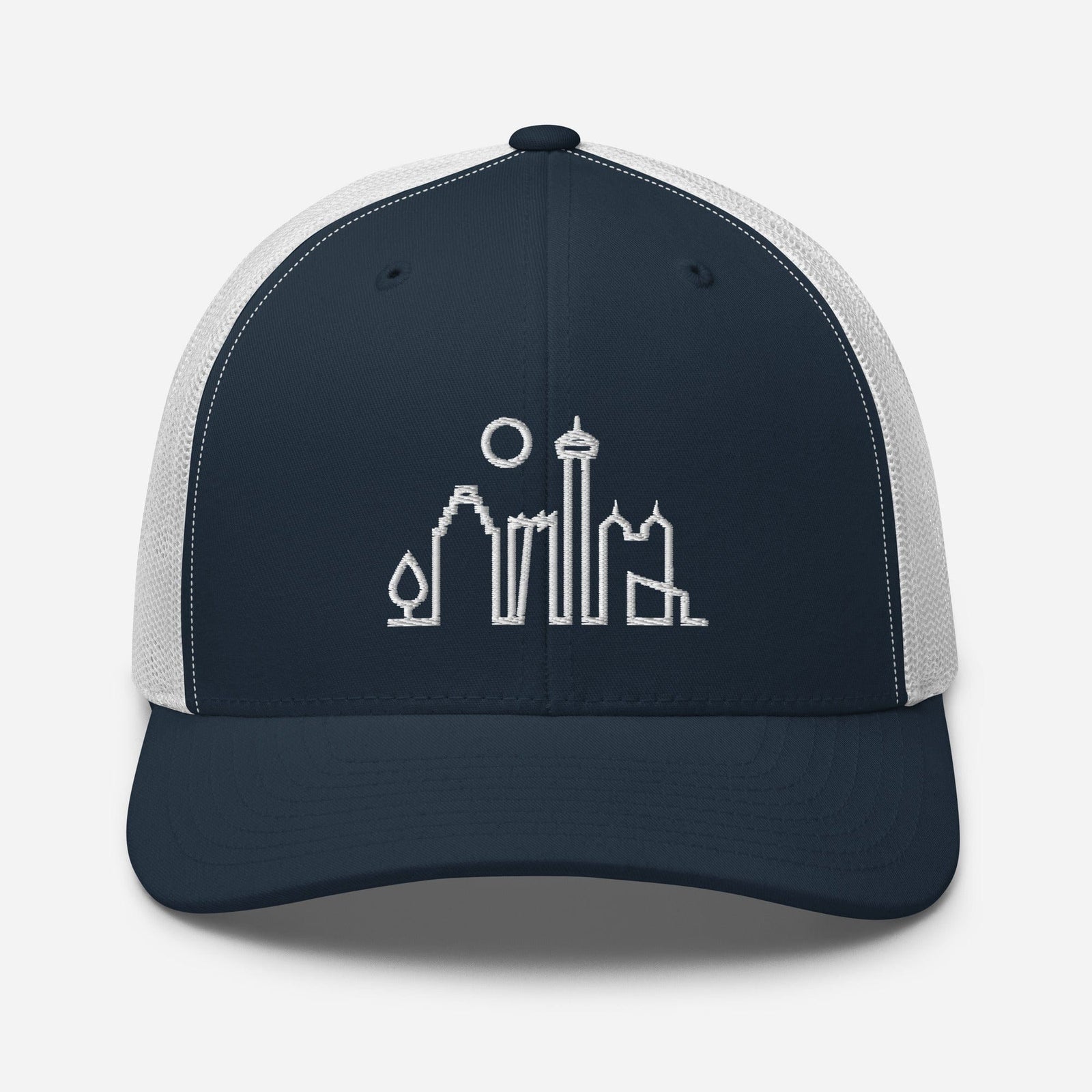 City Shirt Co San Antonio Urban Dweller Trucker Hat Navy/ White