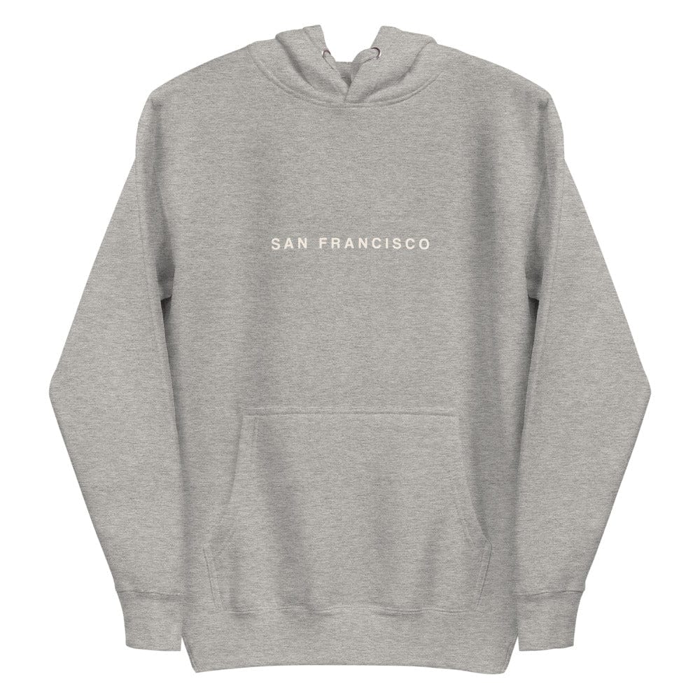City Shirt Co San Francisco Hoodie Carbon Grey / S
