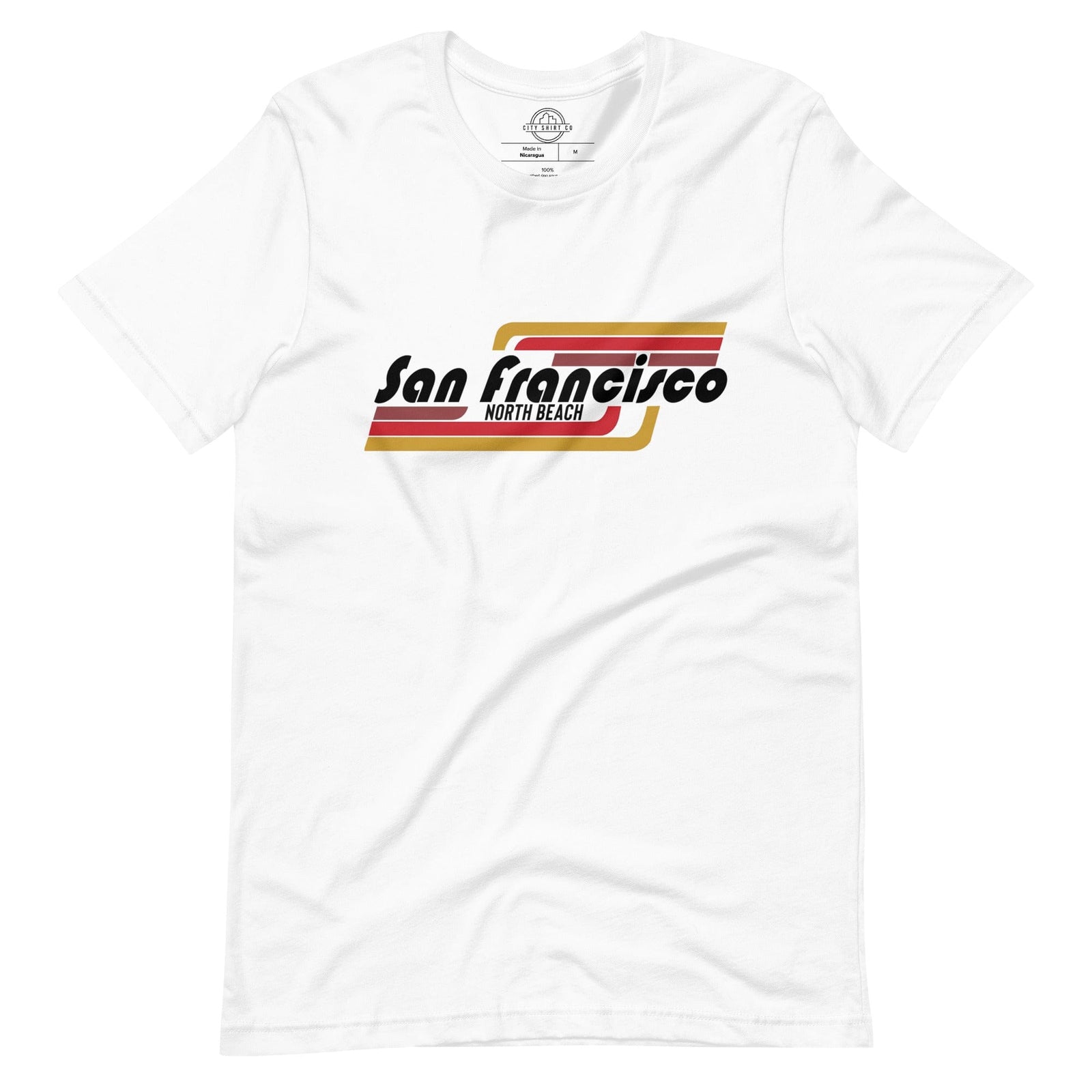 City Shirt Co San Francisco | North Beach Neighborhood T-Shirt White / XS