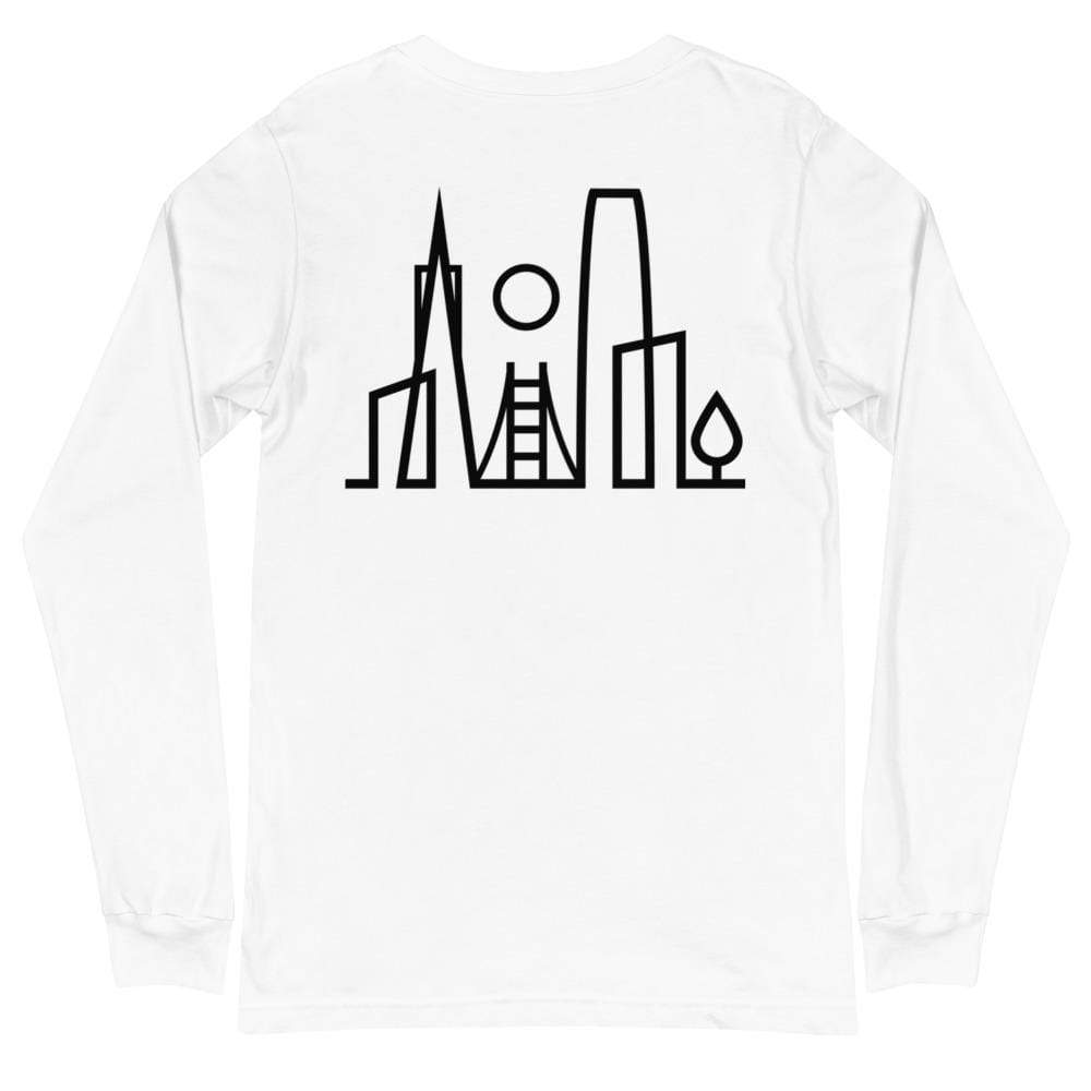 City Shirt Co San Francisco Urban Dweller Back Print Long Sleeve T-Shirt San Francisco Urban Dweller Back Print Long Sleeve T-Shirt