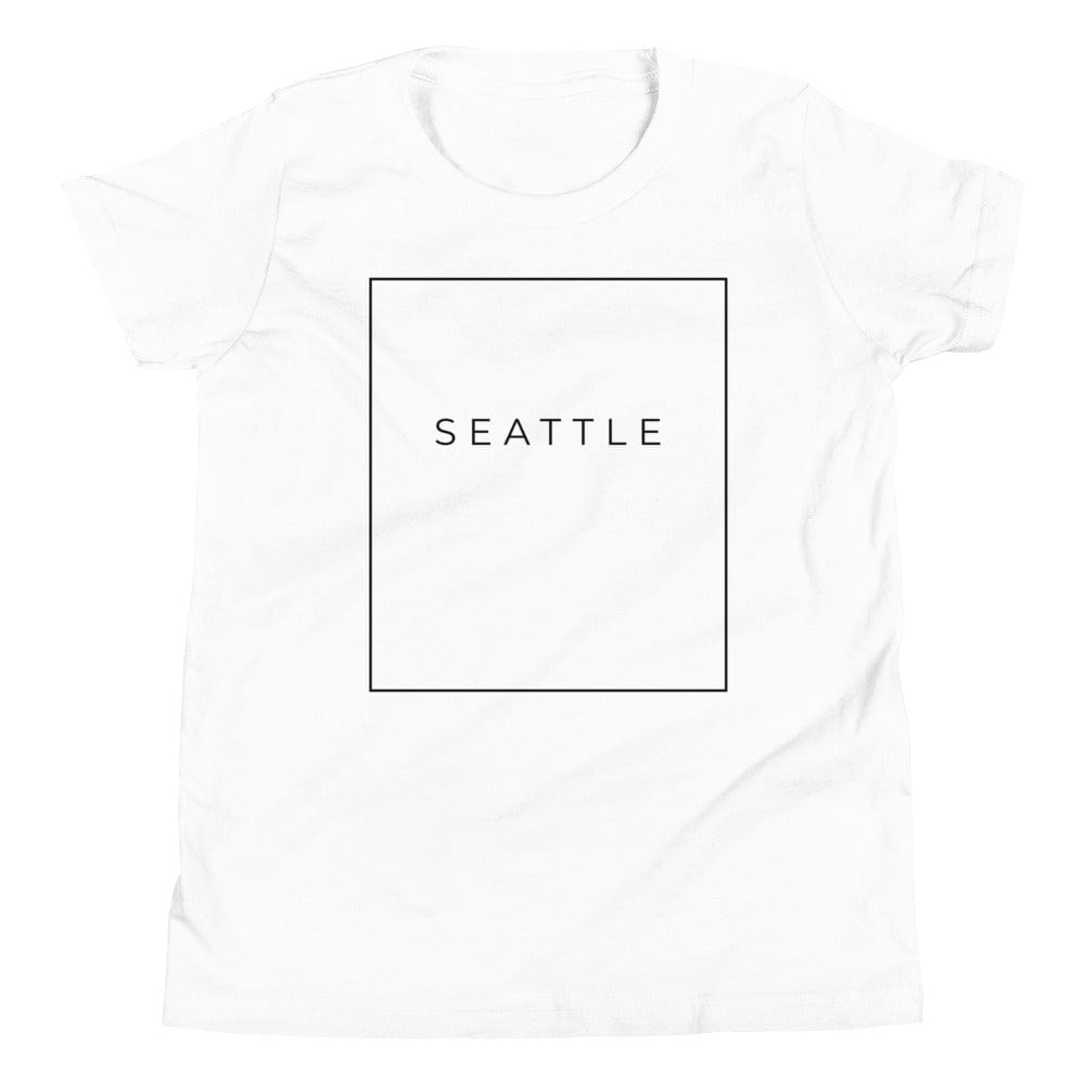 City Shirt Co Seattle Essential Youth T-Shirt White / S