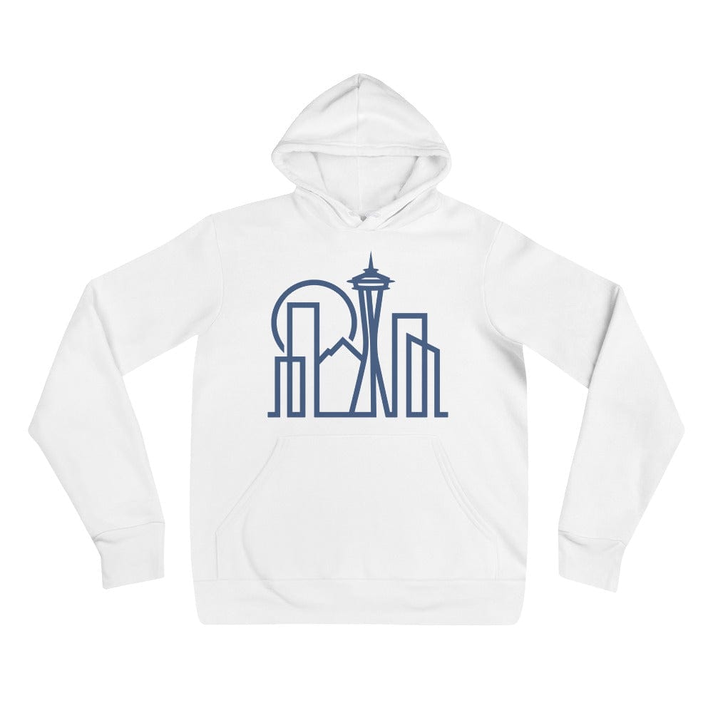City Shirt Co Seattle Urban Dweller Hoodie White / S