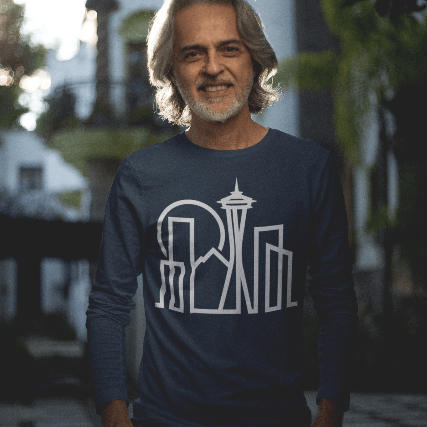 City Shirt Co Seattle Urban Dweller Long Sleeve T-Shirt