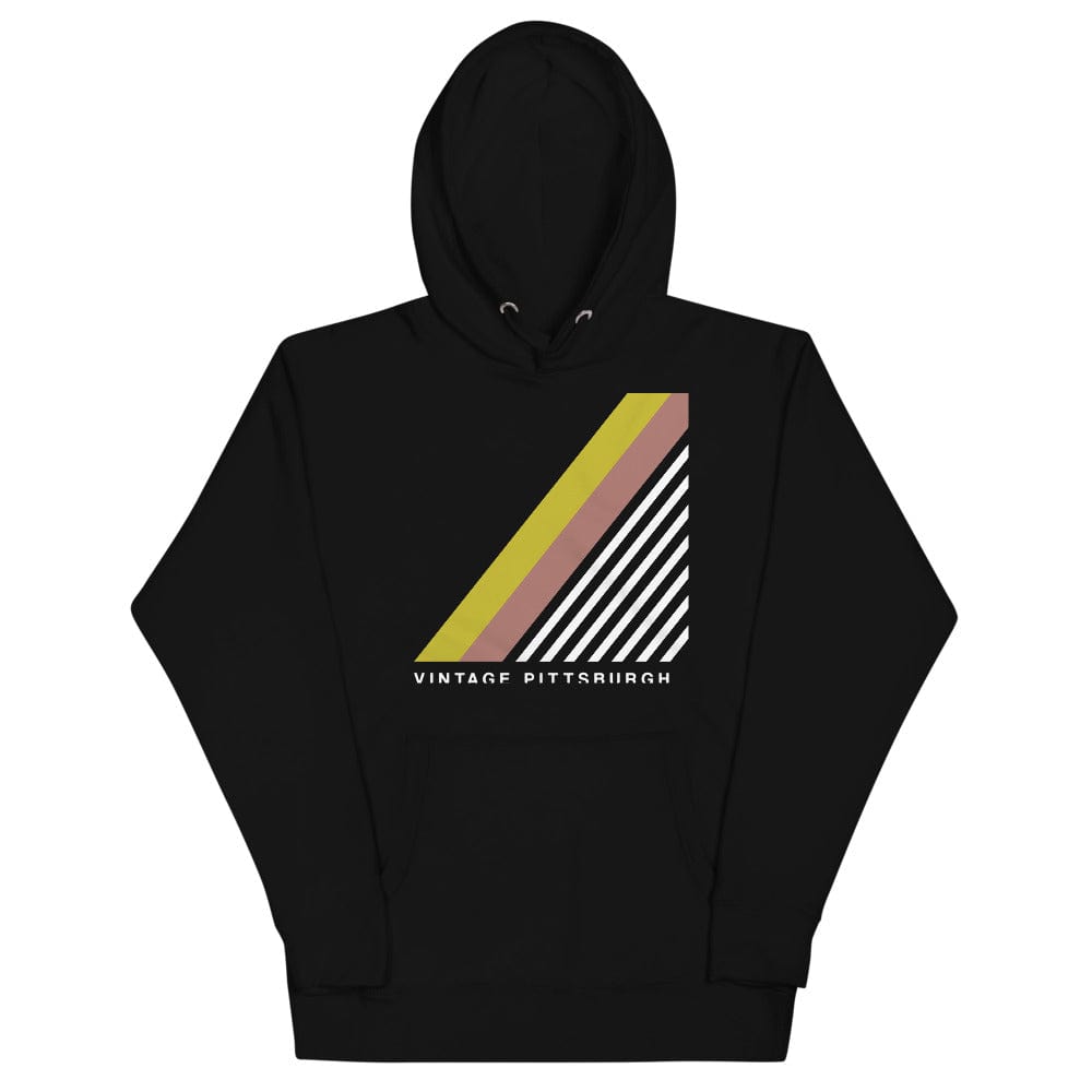 City Shirt Co Vintage Pittsburgh Hoodie Black / S