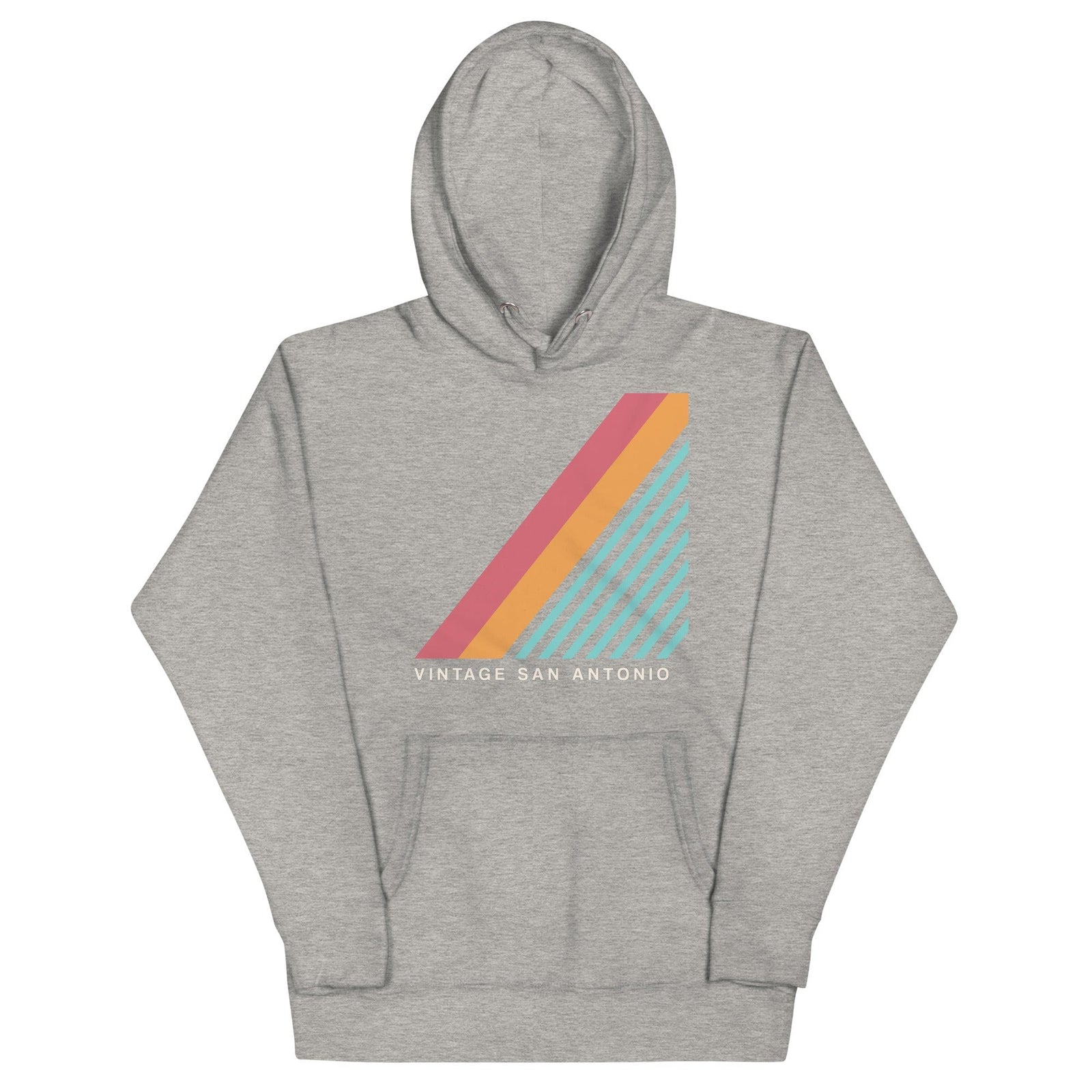 City Shirt Co Vintage San Antonio Hoodie Carbon Grey / S