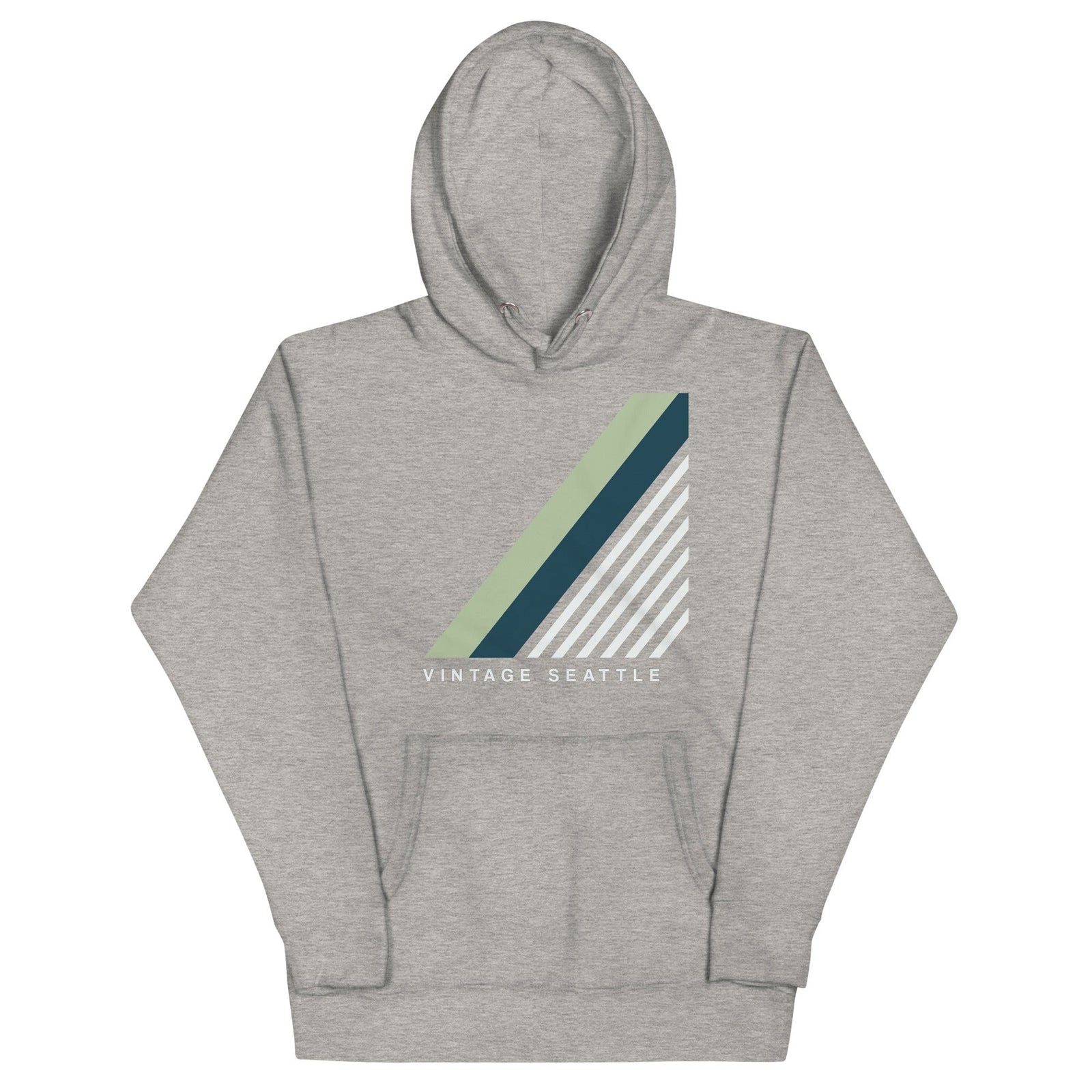 City Shirt Co Vintage Seattle Hoodie Carbon Grey / S