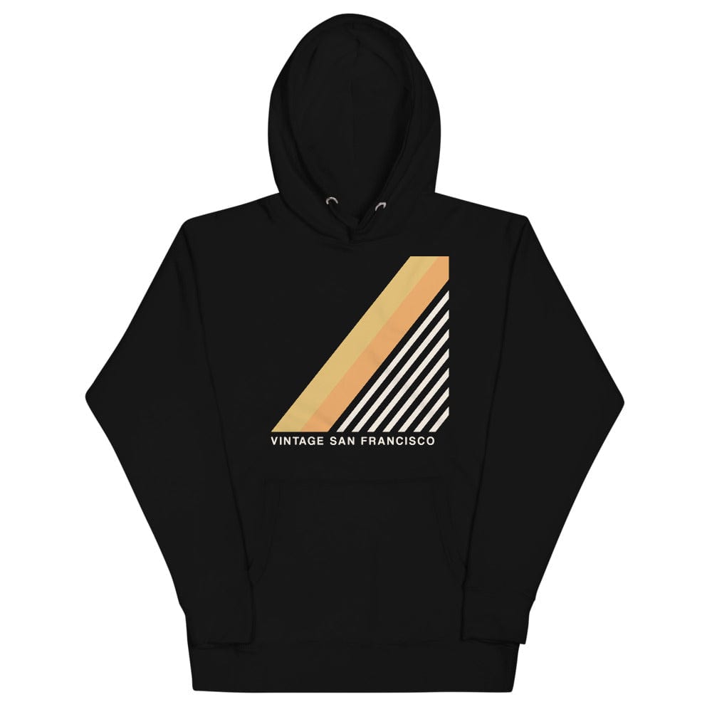 City Shirt Co Vintage SF Hoodie Black / S
