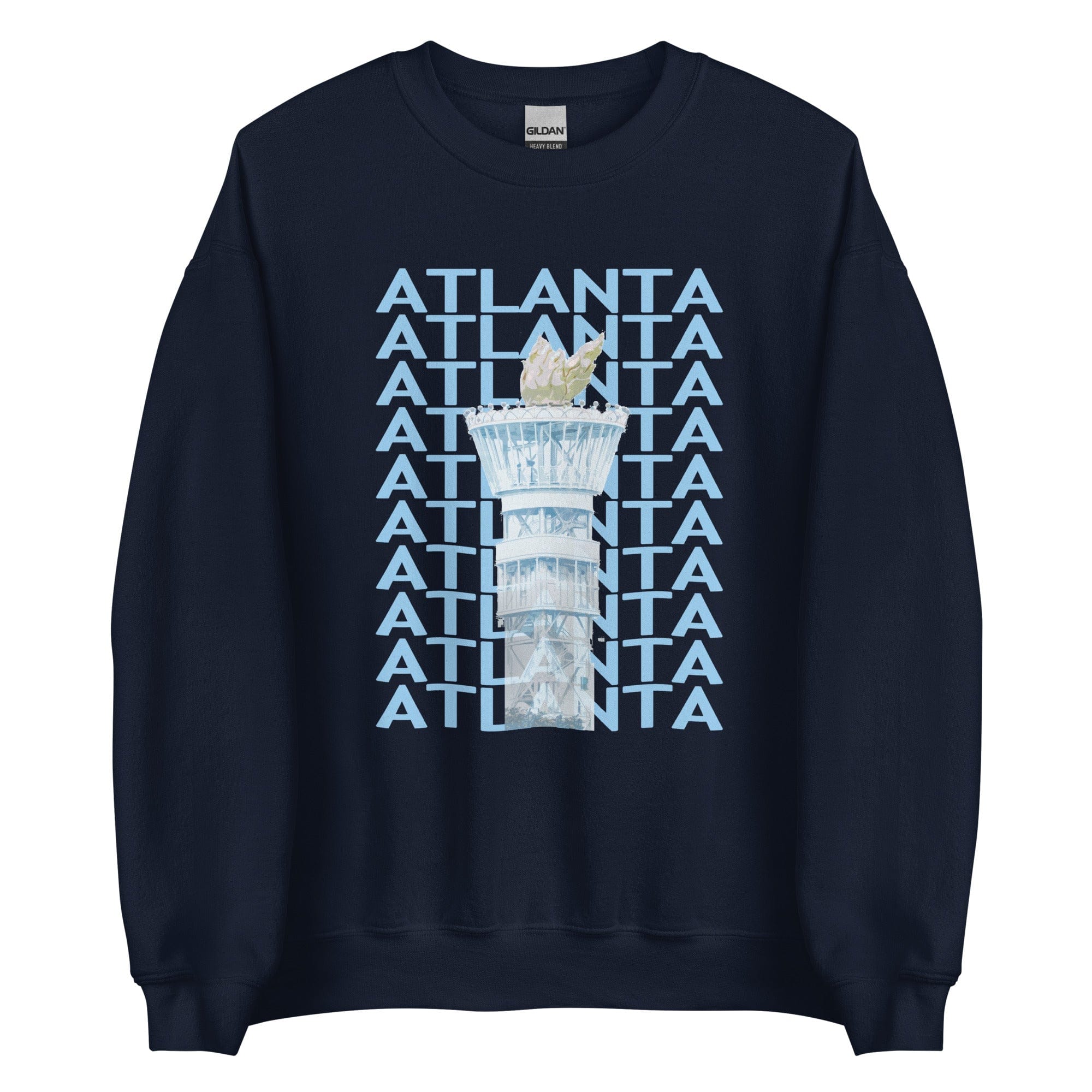 City Shirt Co Atlanta Repeat Sweatshirt Navy / S