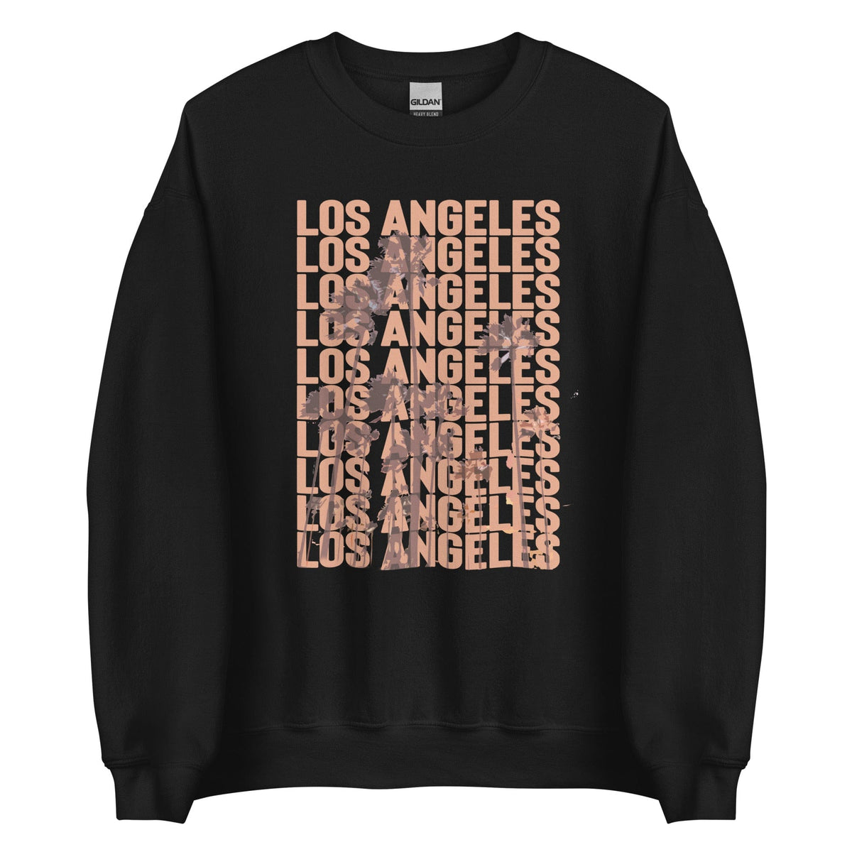 City Shirt Co Los Angeles Repeat Sweatshirt Black / S