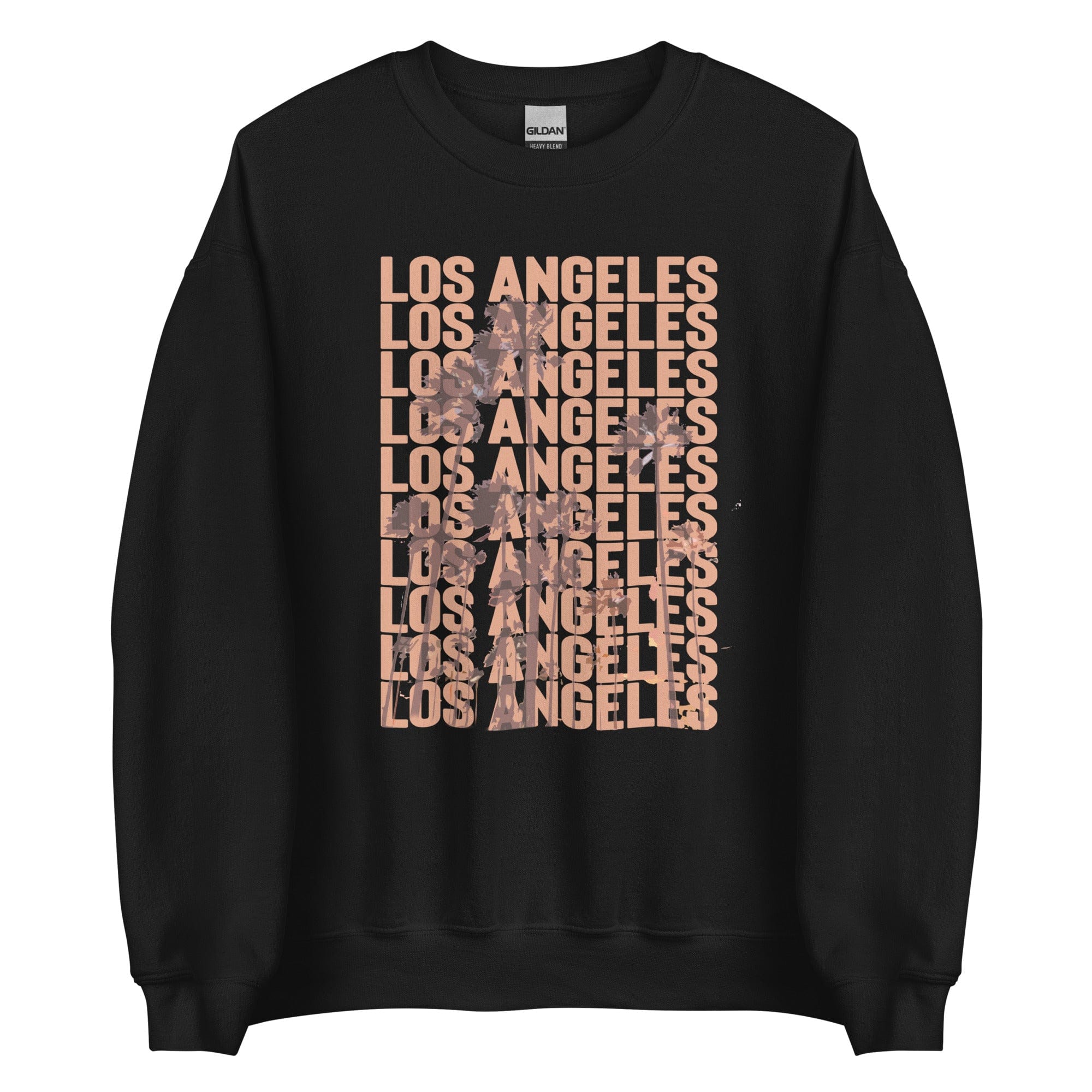 City Shirt Co Los Angeles Repeat Sweatshirt Black / S