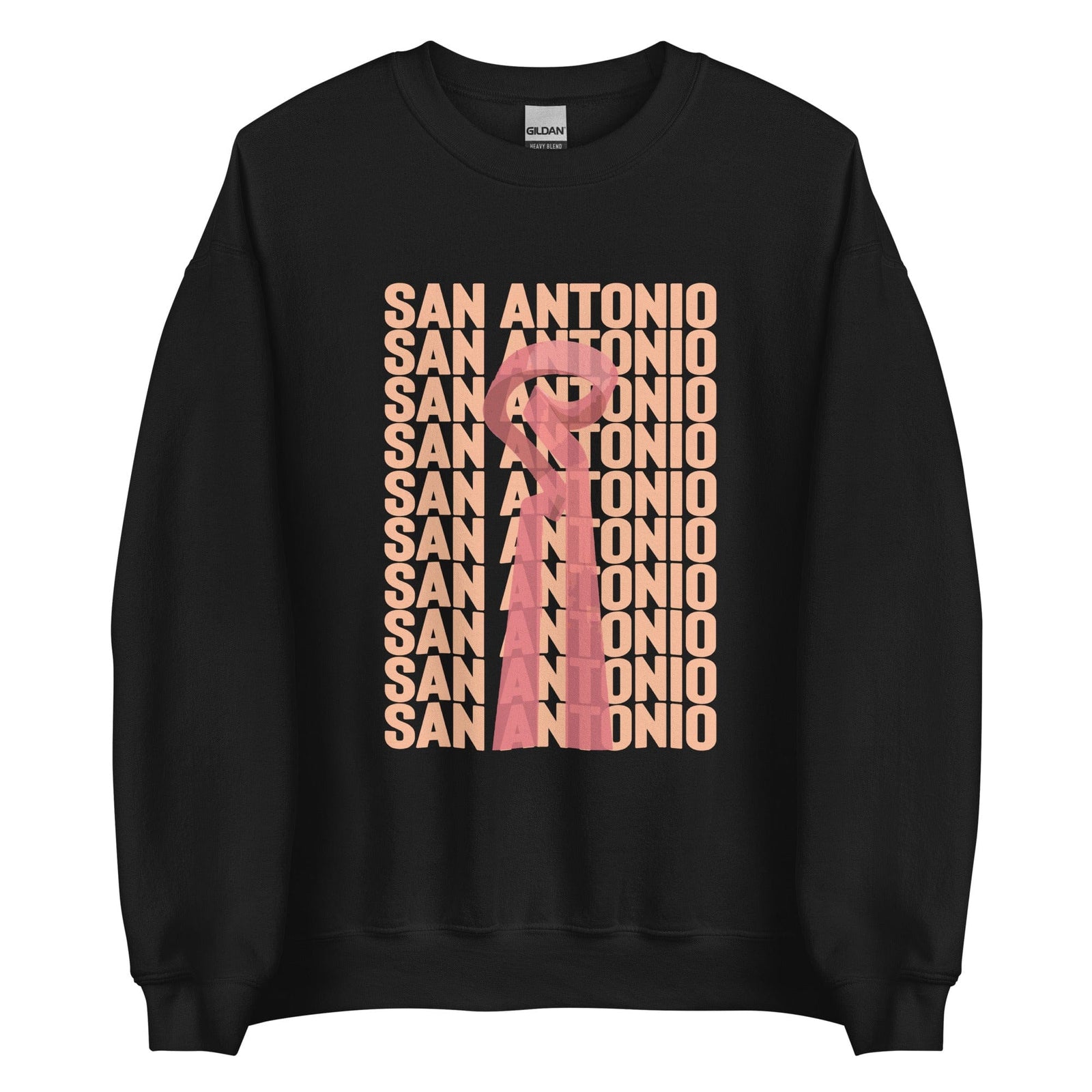 City Shirt Co San Antonio Repeat Sweatshirt Black / S