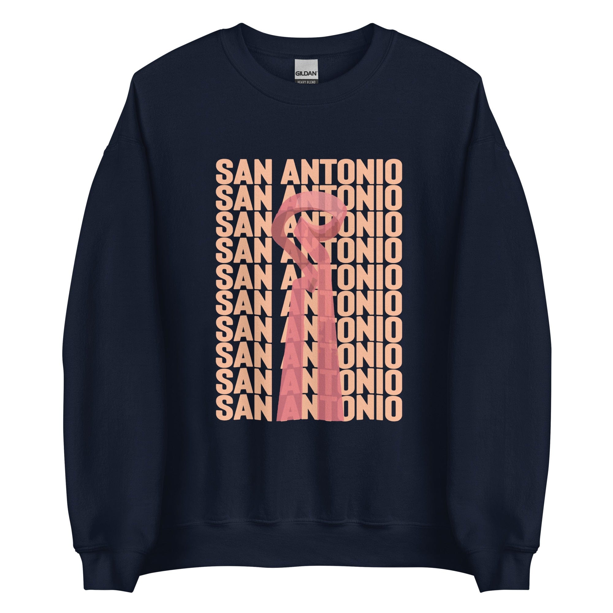 City Shirt Co San Antonio Repeat Sweatshirt Navy / S