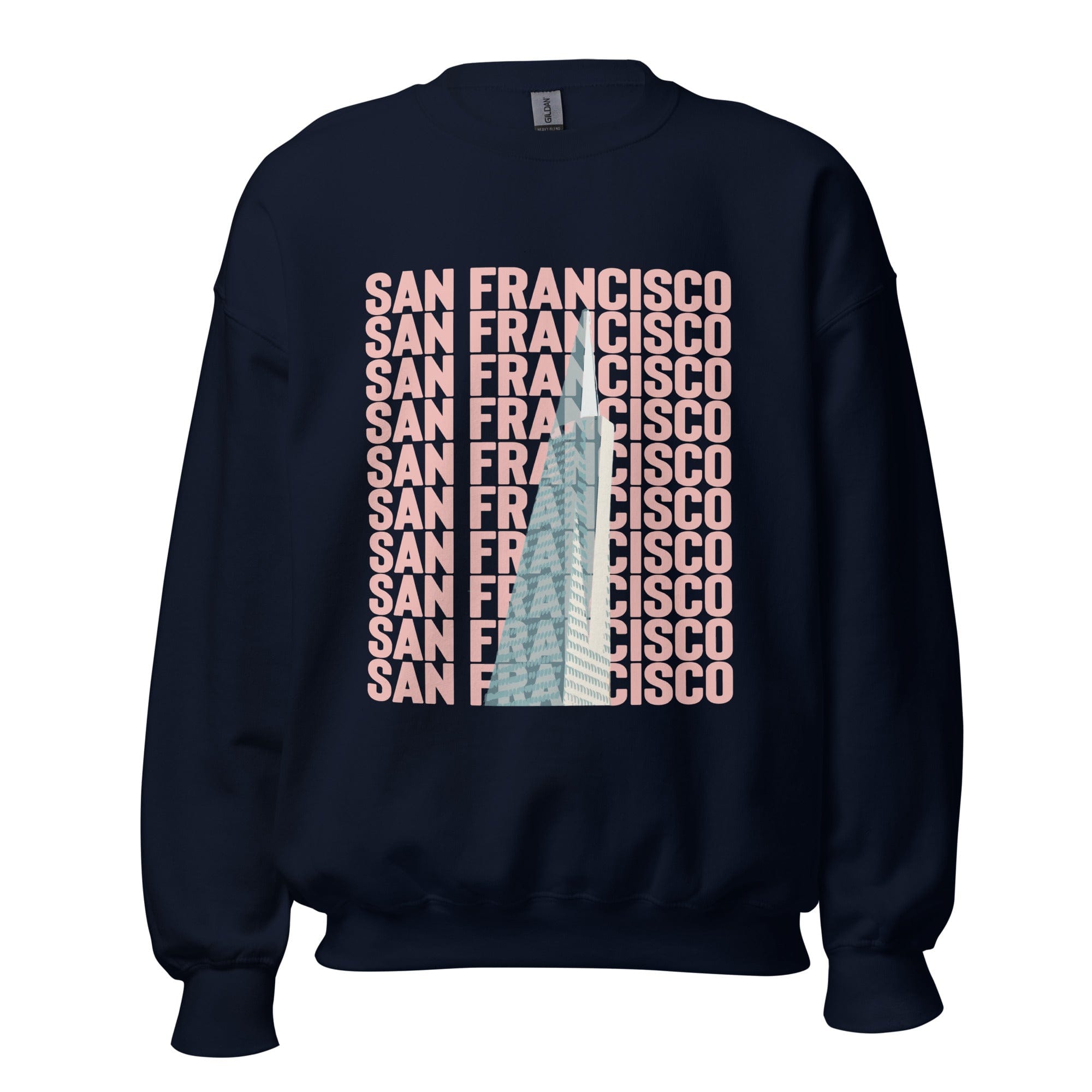 City Shirt Co San Francisco Repeat Sweatshirt Navy / S