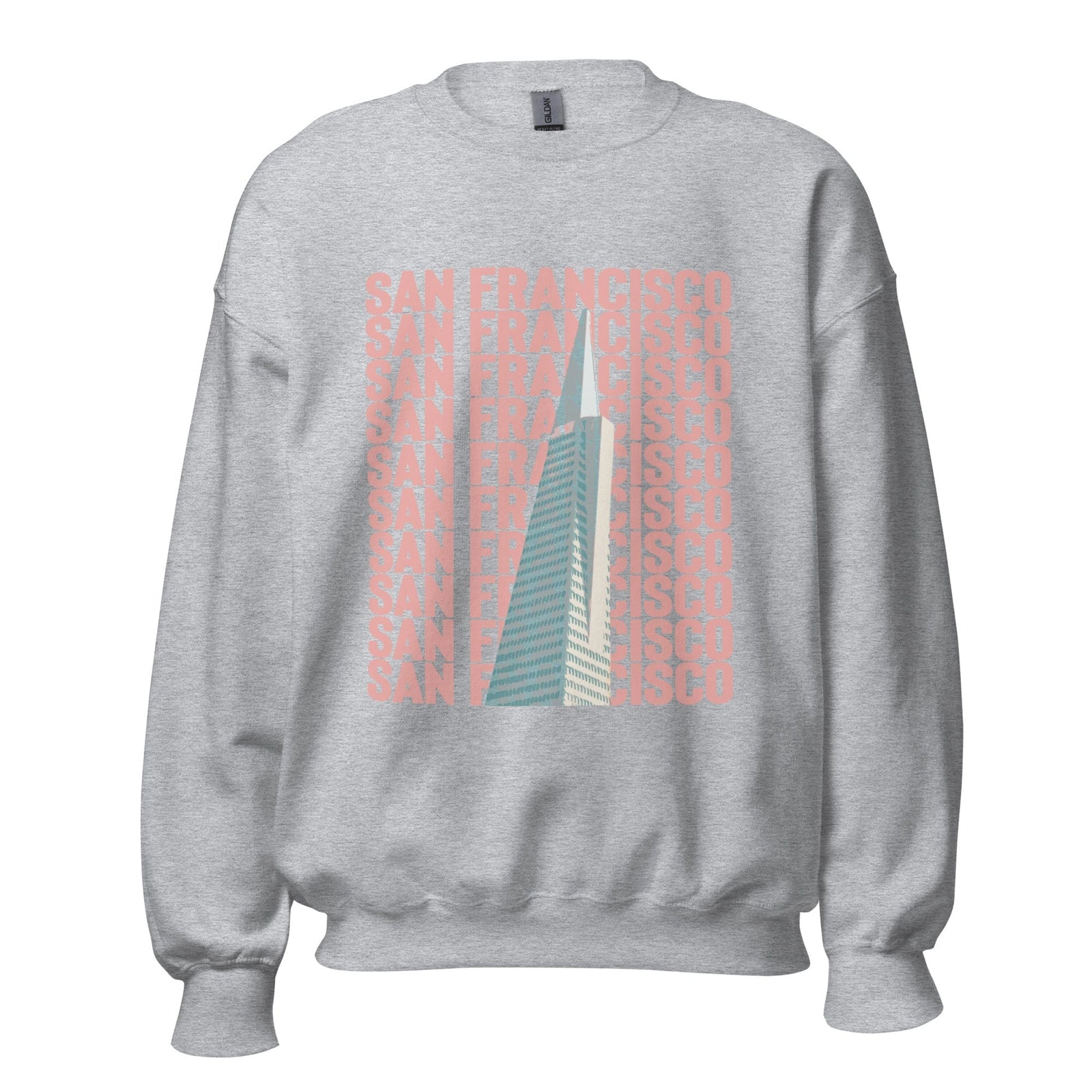 City Shirt Co San Francisco Repeat Sweatshirt Sport Grey / S