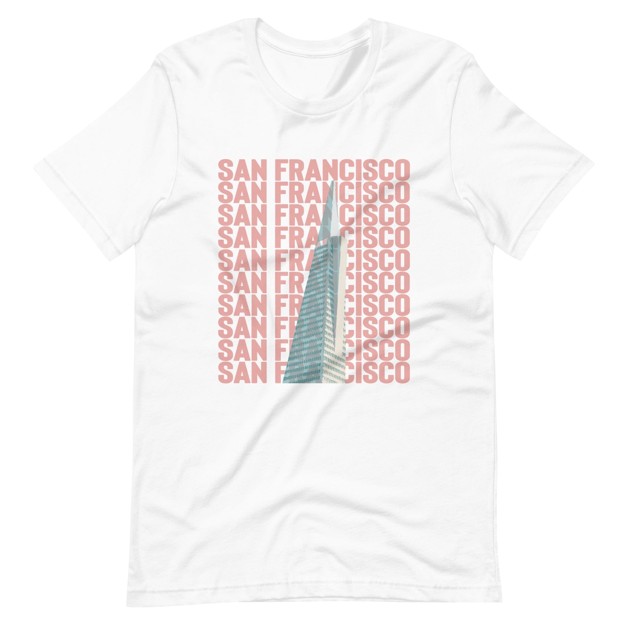 City Shirt Co San Francisco Repeat T-Shirt White / XS