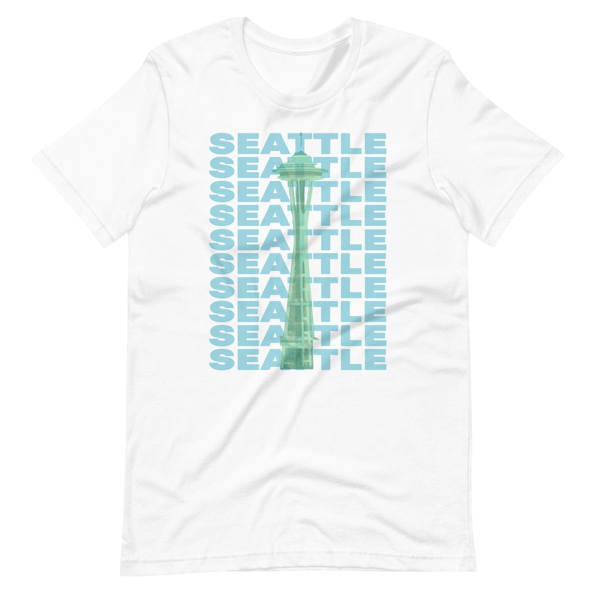 City Shirt Co Seattle Repeat T-Shirt White / XS